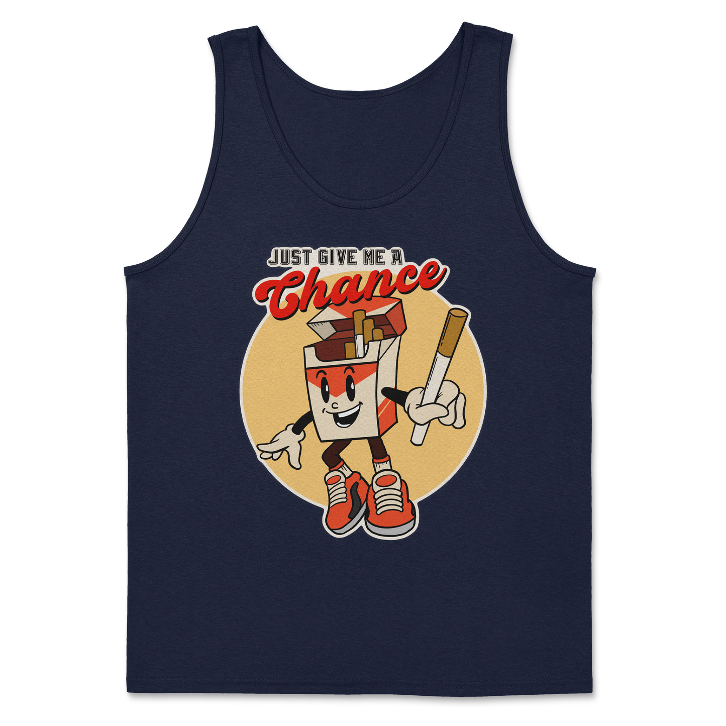 Heavy Blend Tank Top Vintage Cigarette in Navy