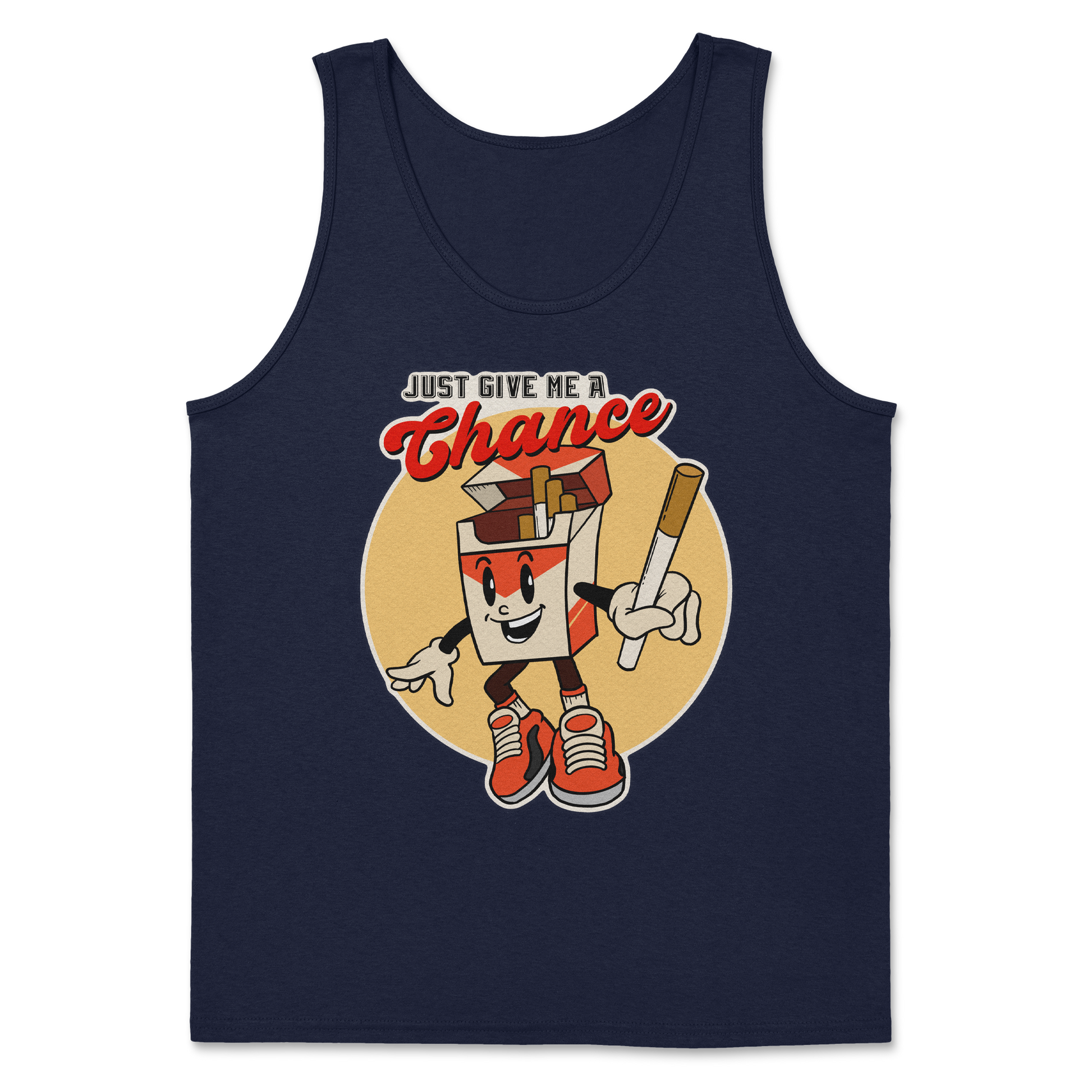 Heavy Blend Tank Top Vintage Cigarette in Navy