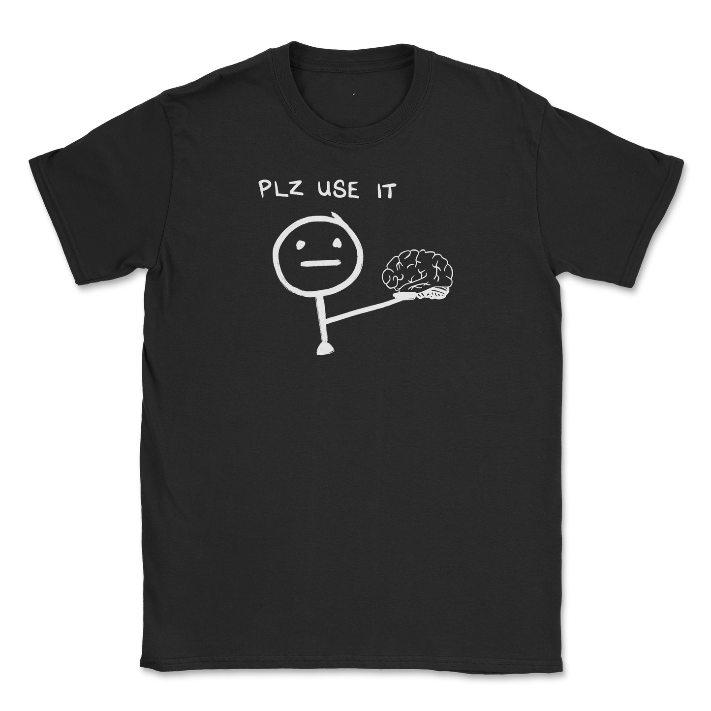 The Nice Shirt T-Shirt Plz Use It in Black