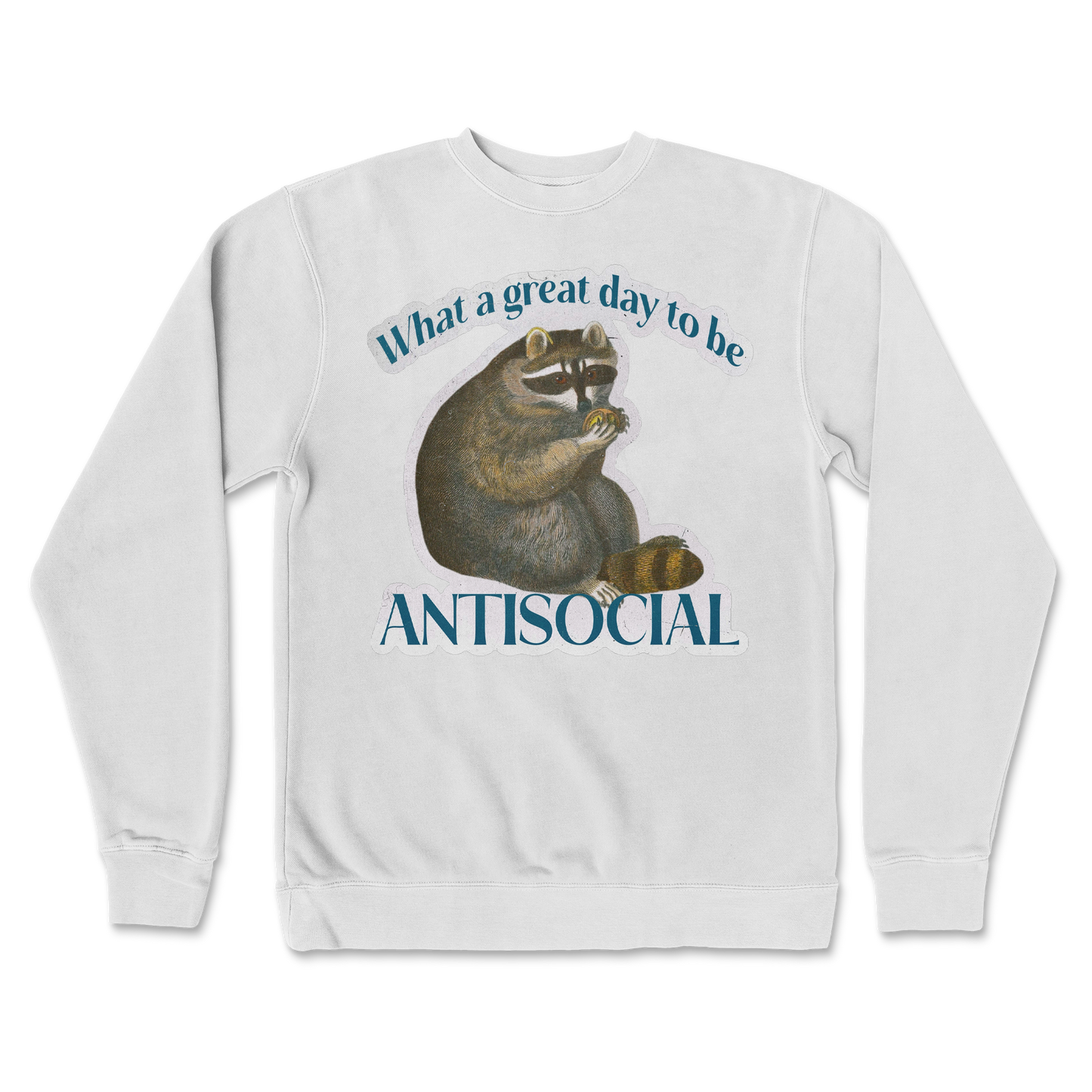 Independent Clothing Co. Crew Neck Antisocial in White