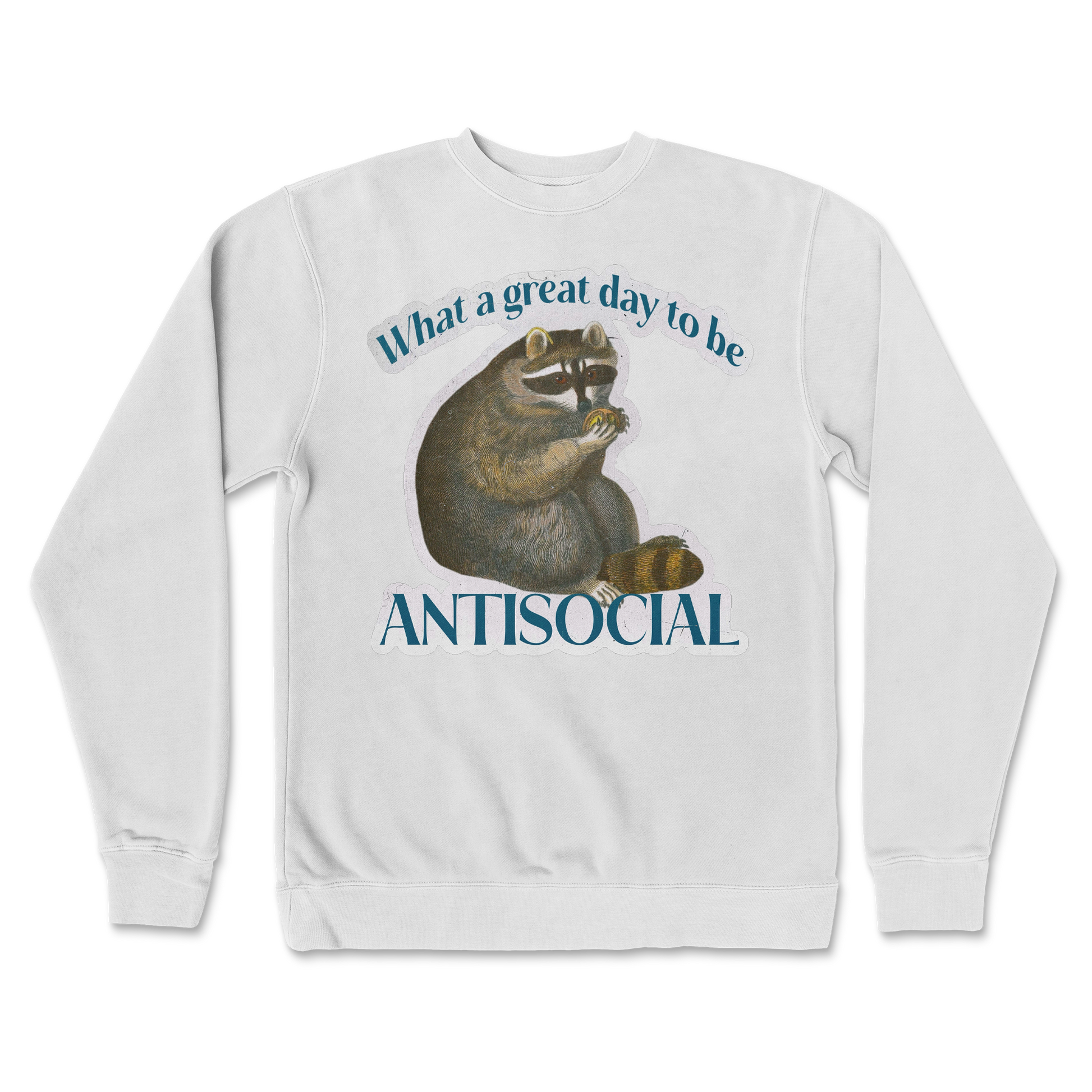 Independent Clothing Co. Crew Neck Antisocial in White