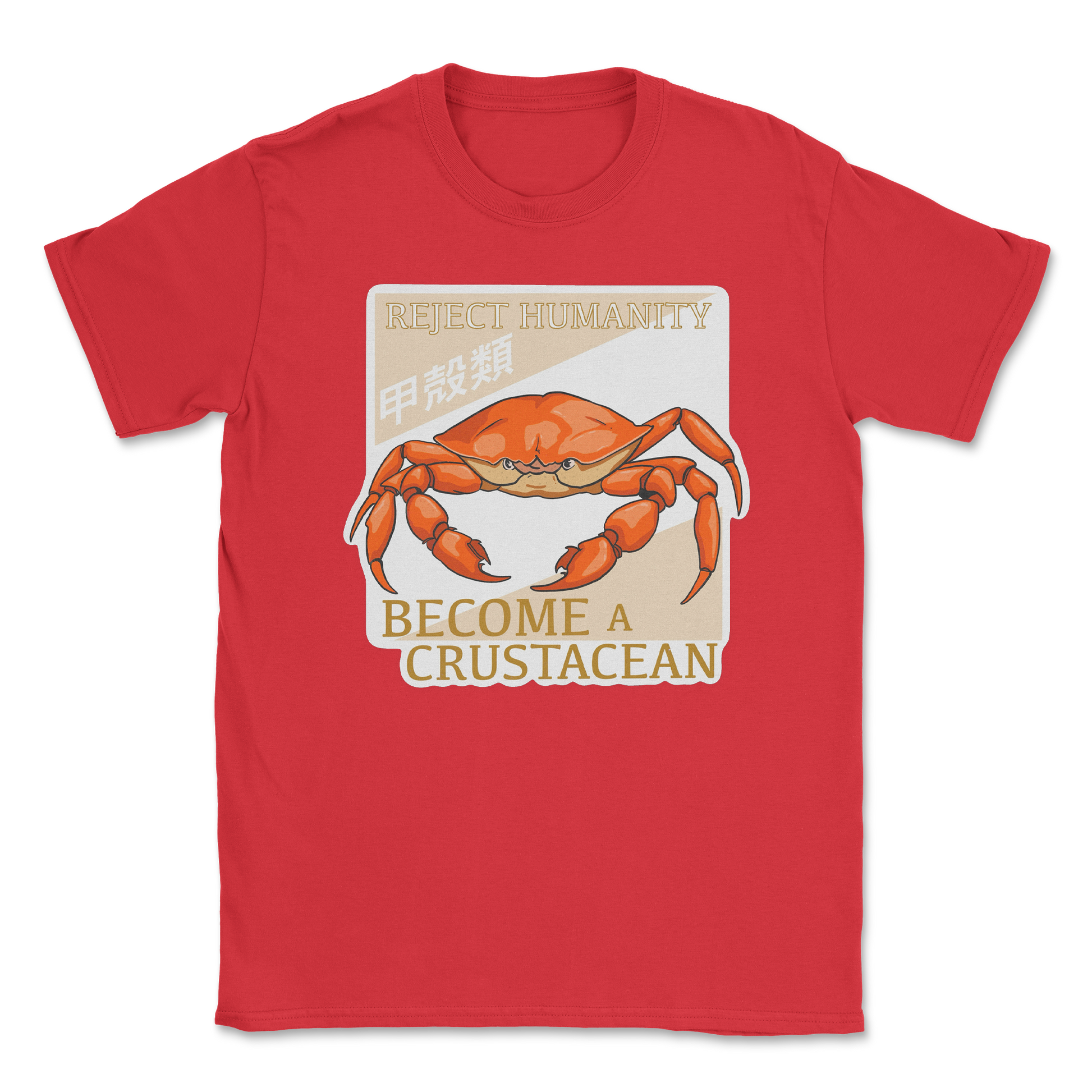 Heavy Blend T-Shirt Embrace the Crab in Red