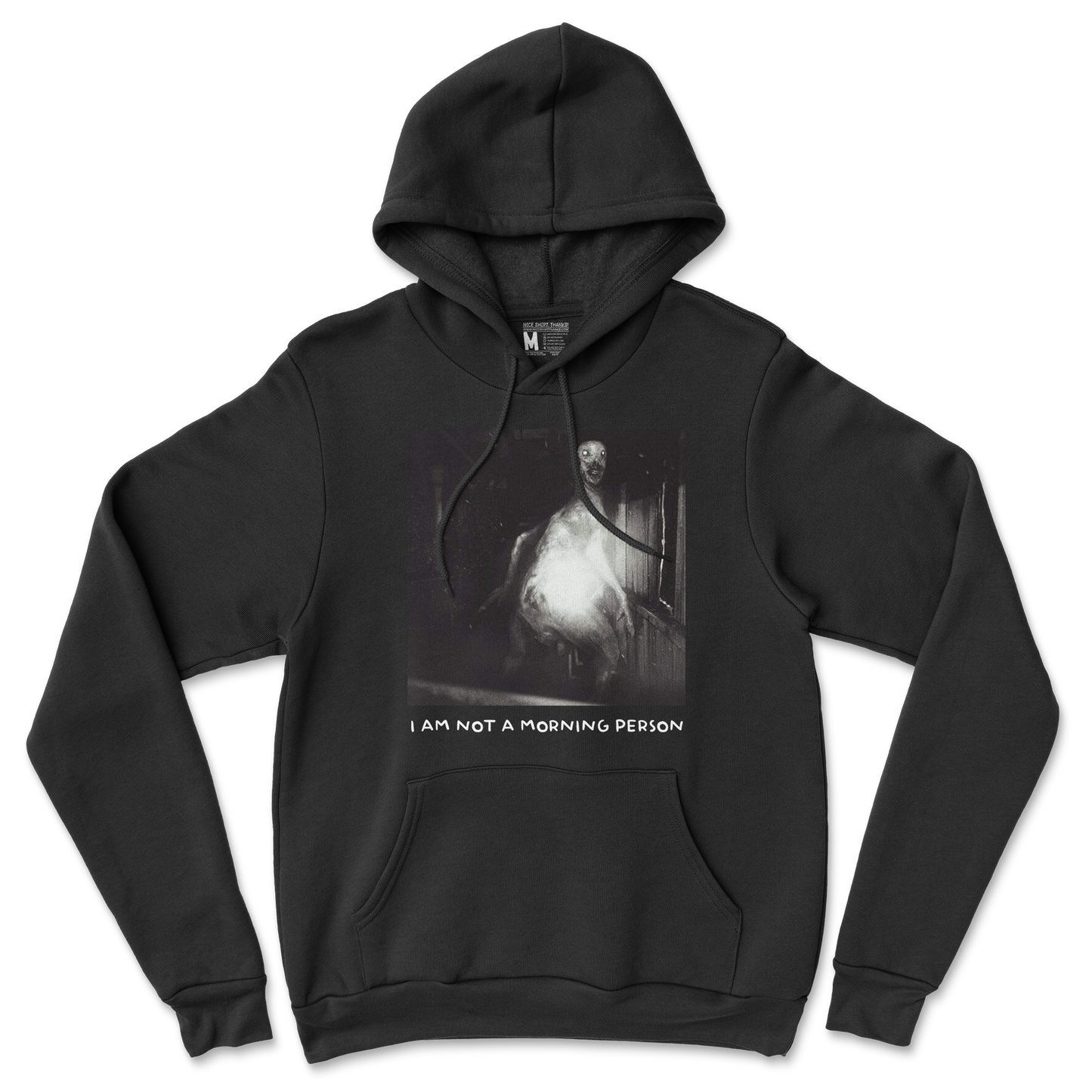 Gildan SoftStyle Hoodie Not A Morning Person in Back