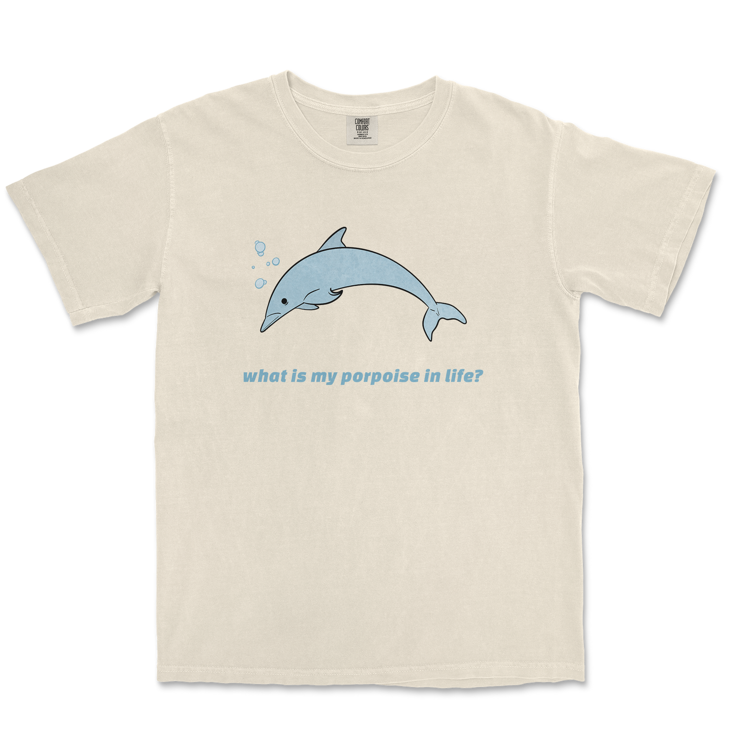 Comfort Colors T-Shirt Porpoise in Ivory