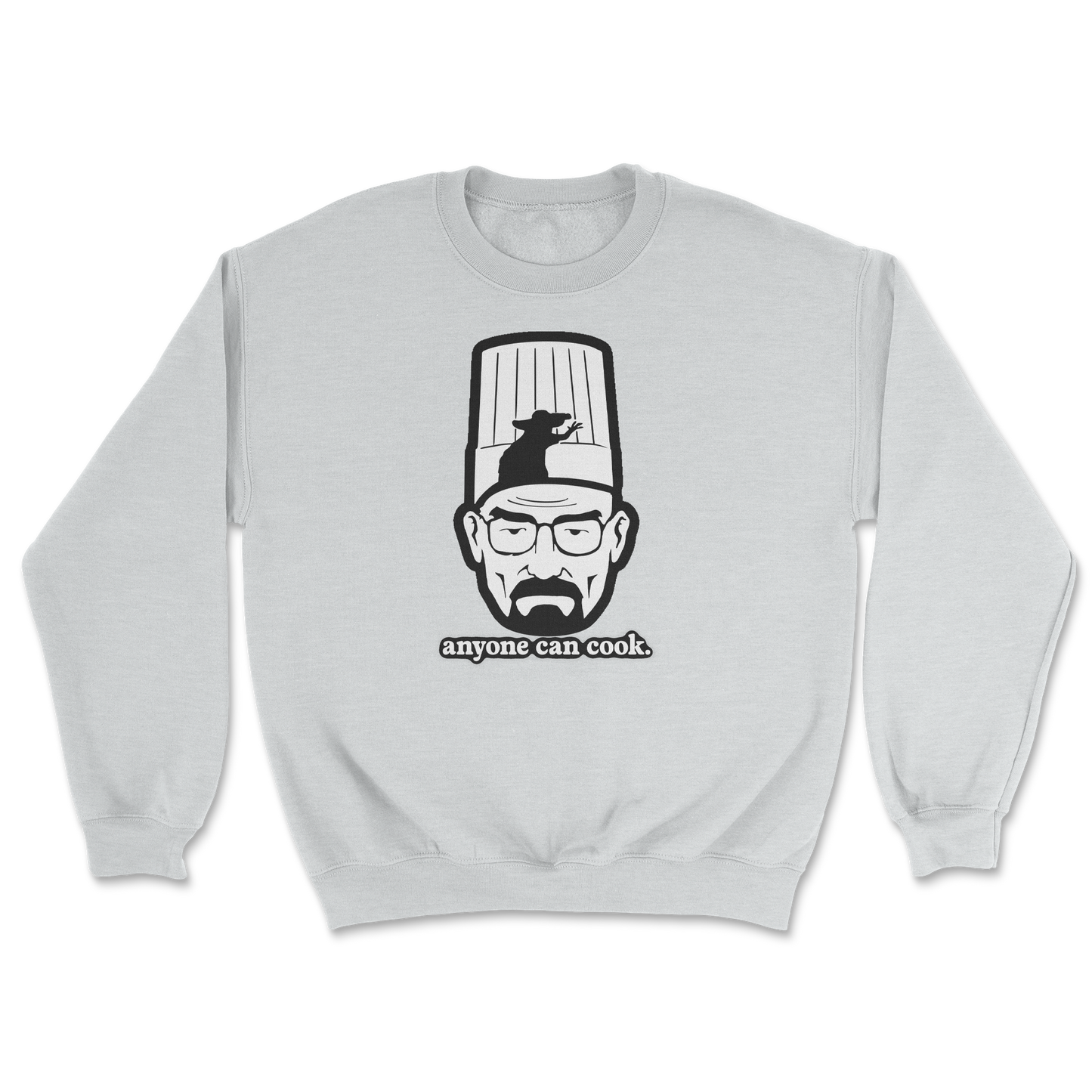 Heavy Blend Crew Neck Everyone Can Cook in Sports Grey