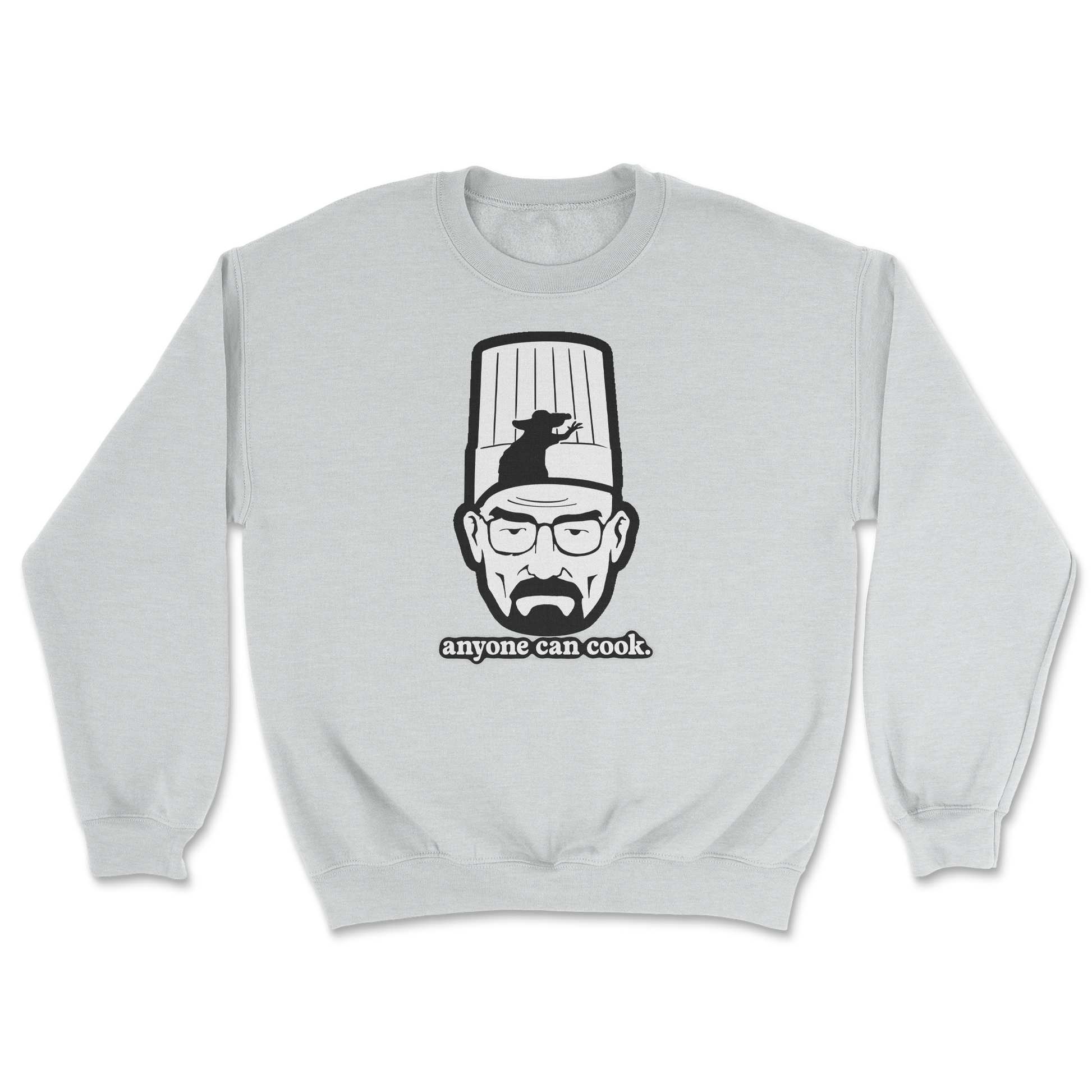Heavy Blend Crew Neck Everyone Can Cook in Sports Grey