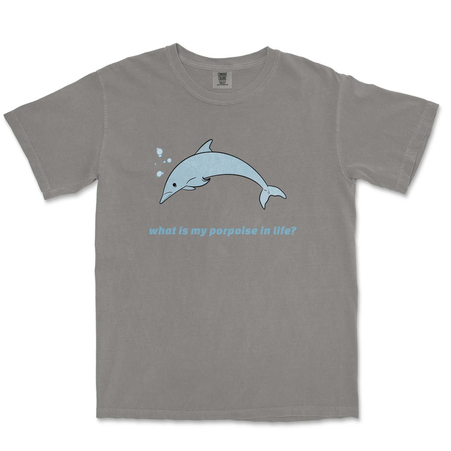 Comfort Colors T-Shirt Porpoise in Grey