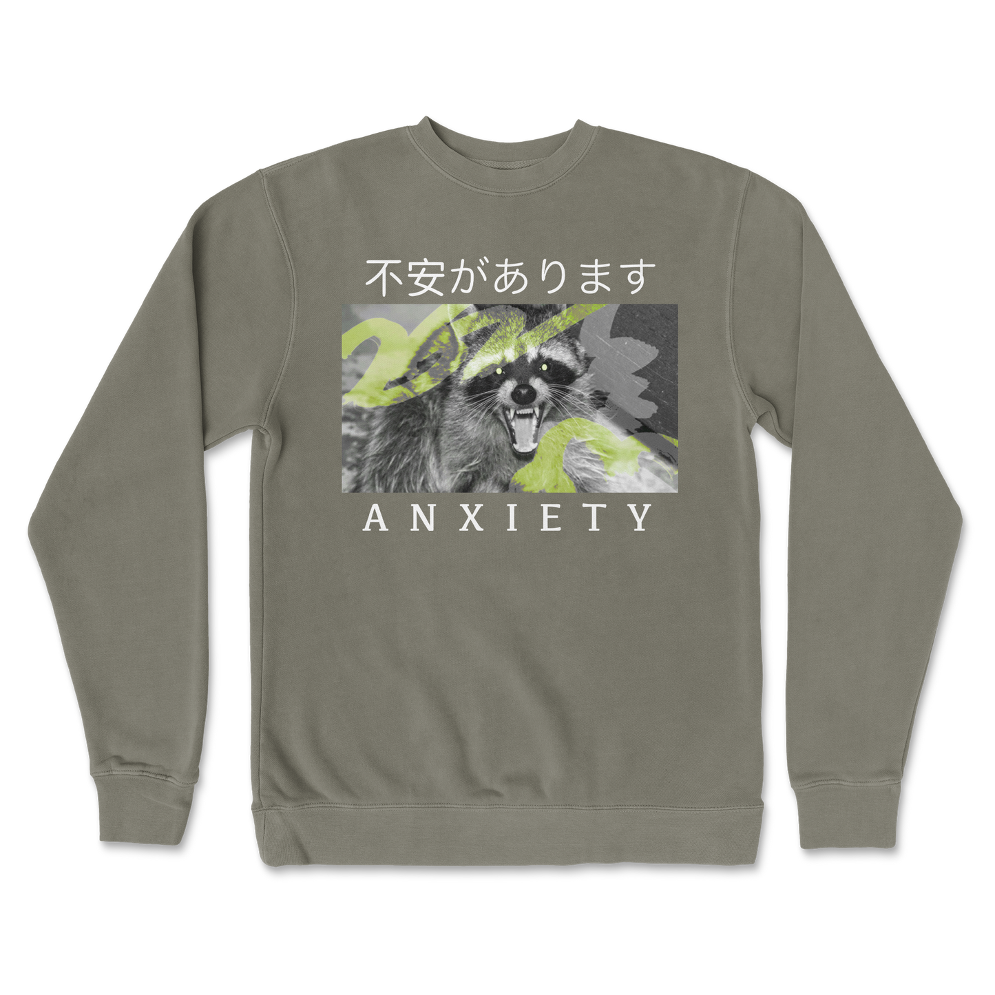 Independent Clothing Co. Crew Neck Anxiety in Army