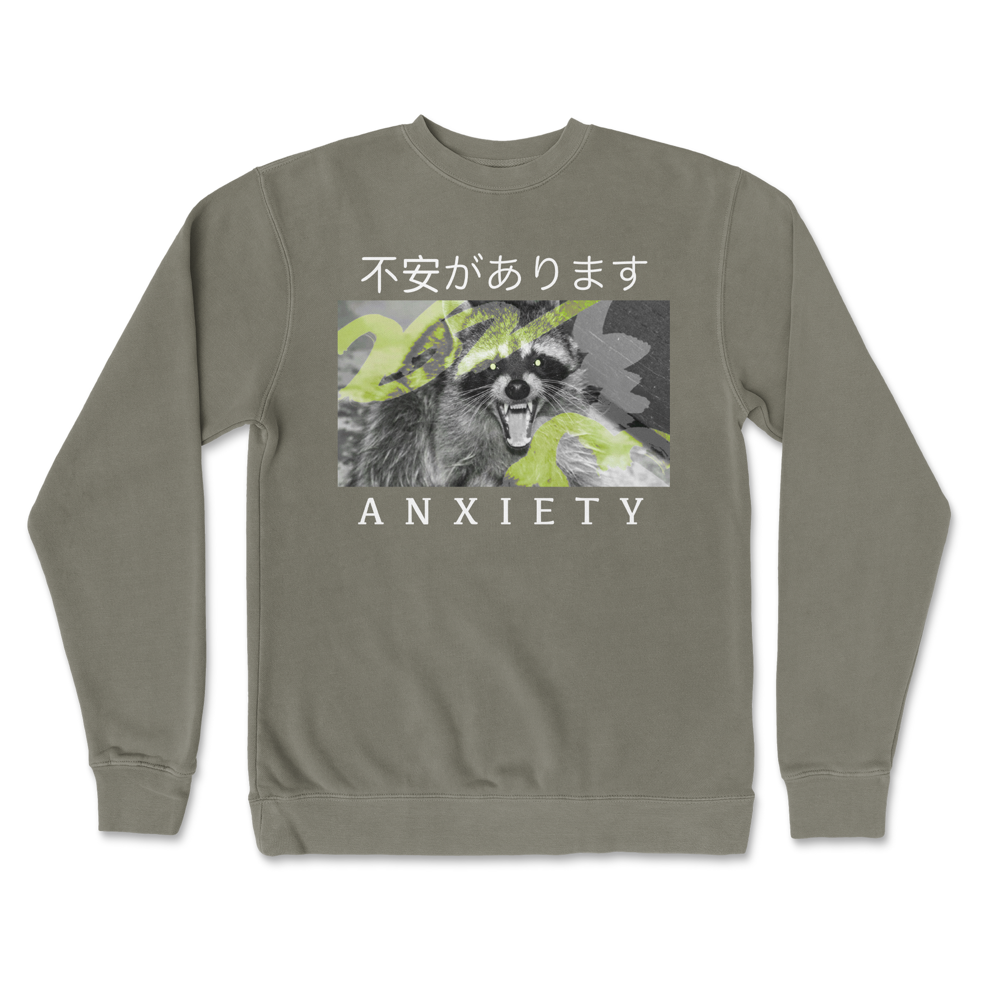 Independent Clothing Co. Crew Neck Anxiety in Army