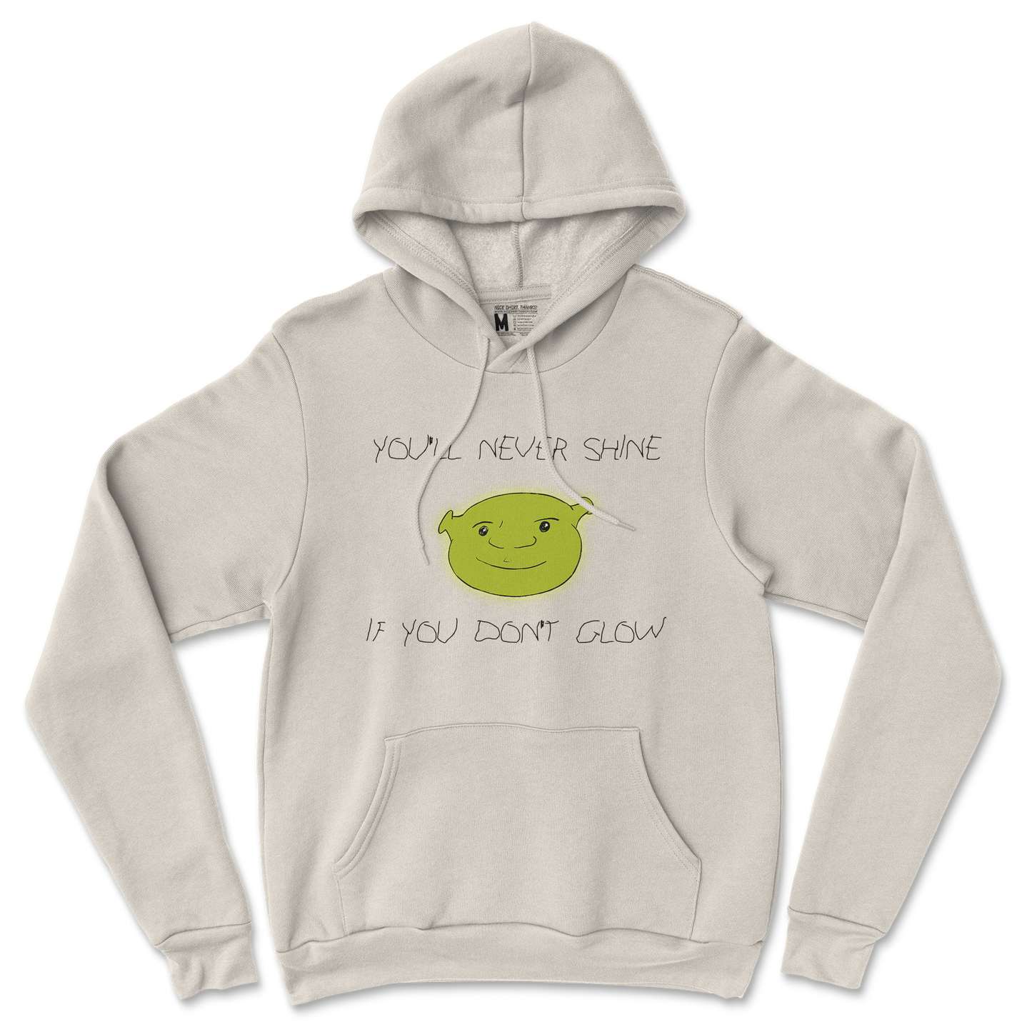 Gildan SoftStyle Hoodie Shrekc in Sand