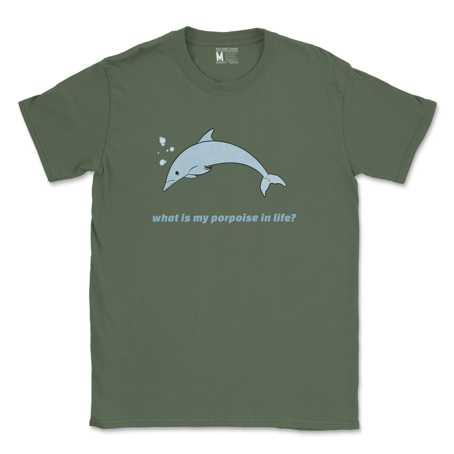 Gildan SoftStyle T-Shirt Porpoise in Military Green