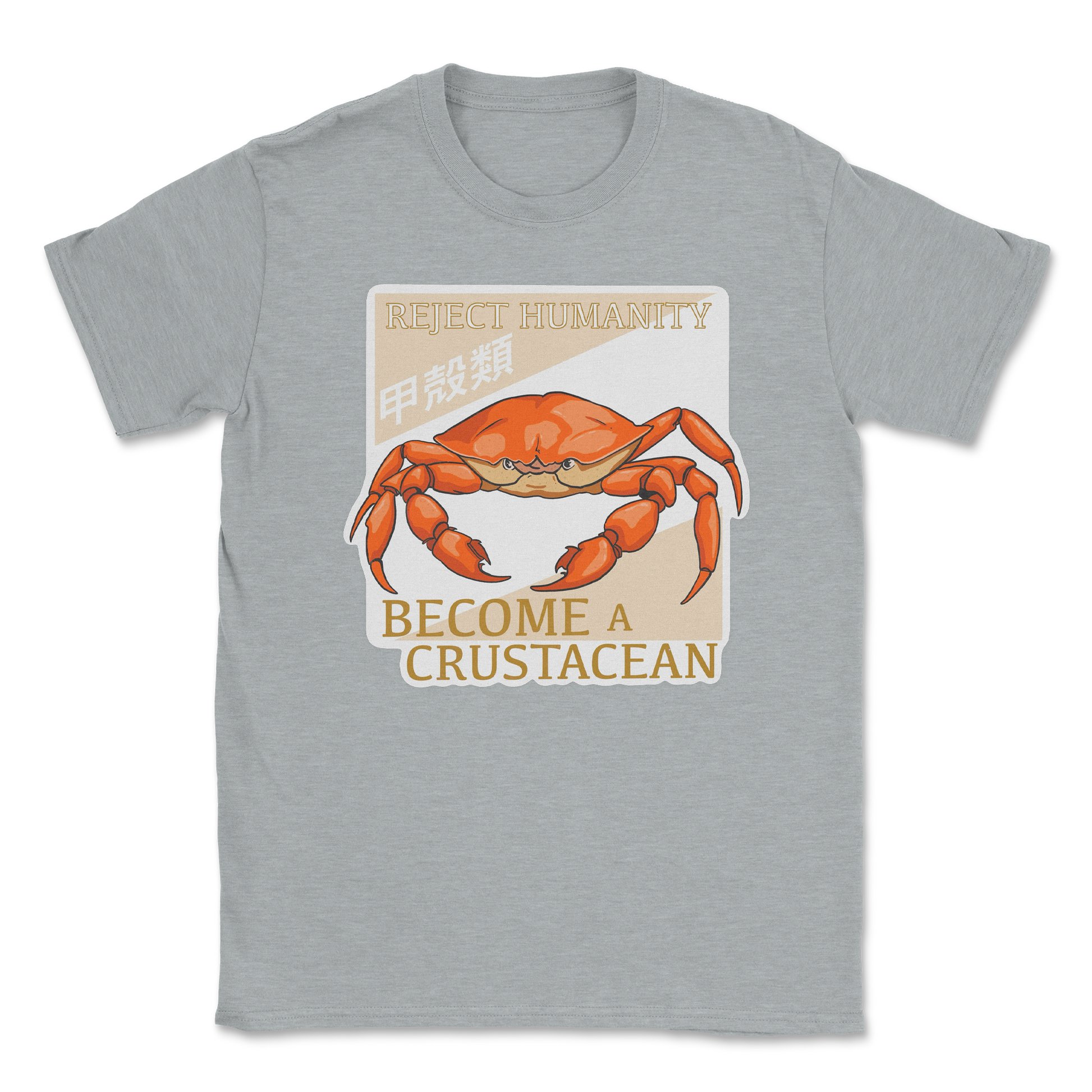 Heavy Blend T-Shirt Embrace the Crab in Sports Grey