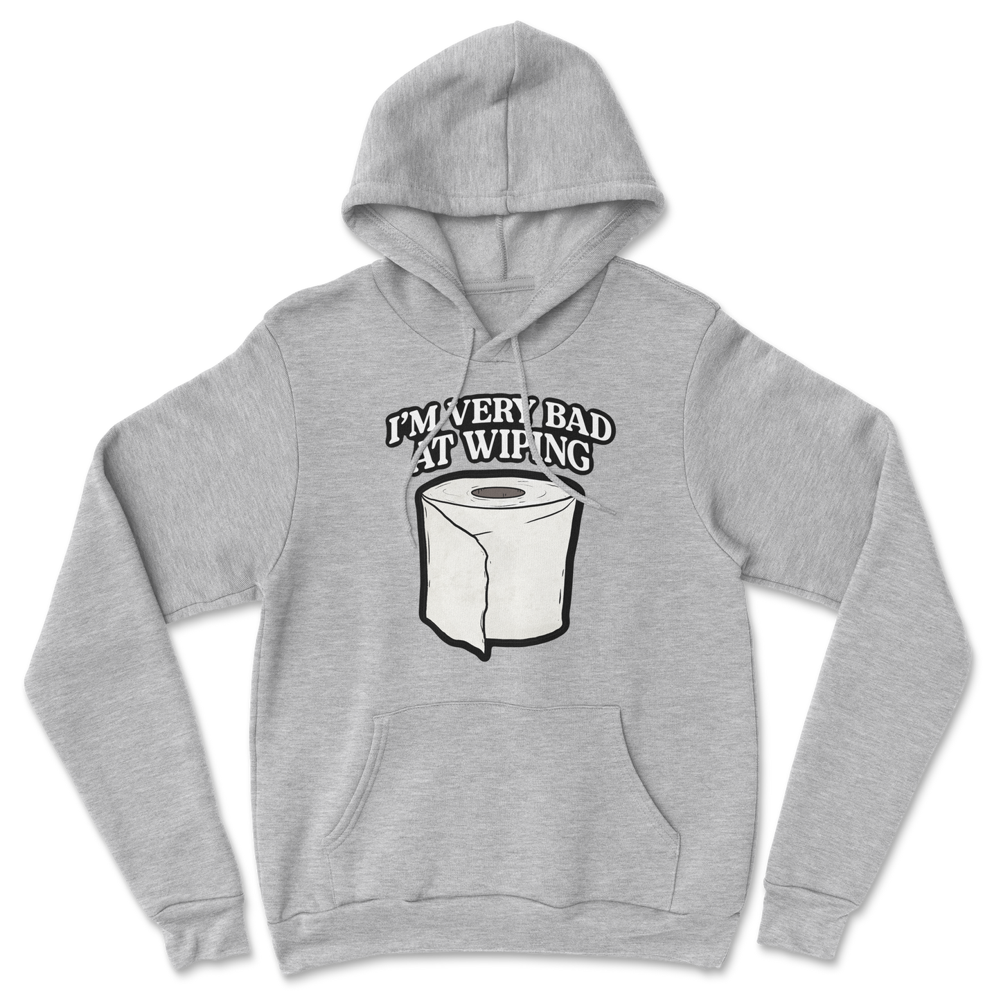 Heavy Blend Hoodie Bad Wiper in Grey Heather