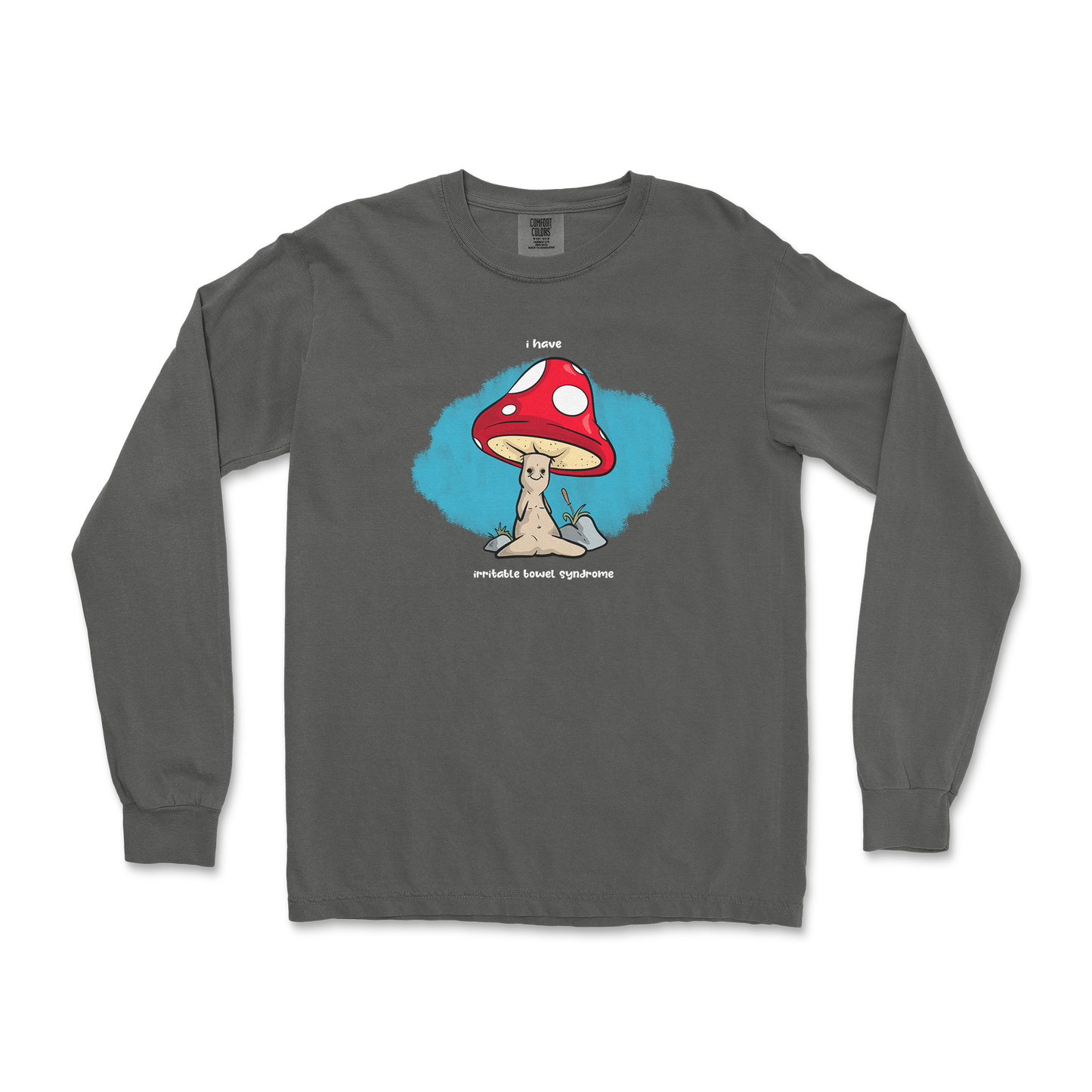 Comfort Colors Long Sleeve IBS in Pepper