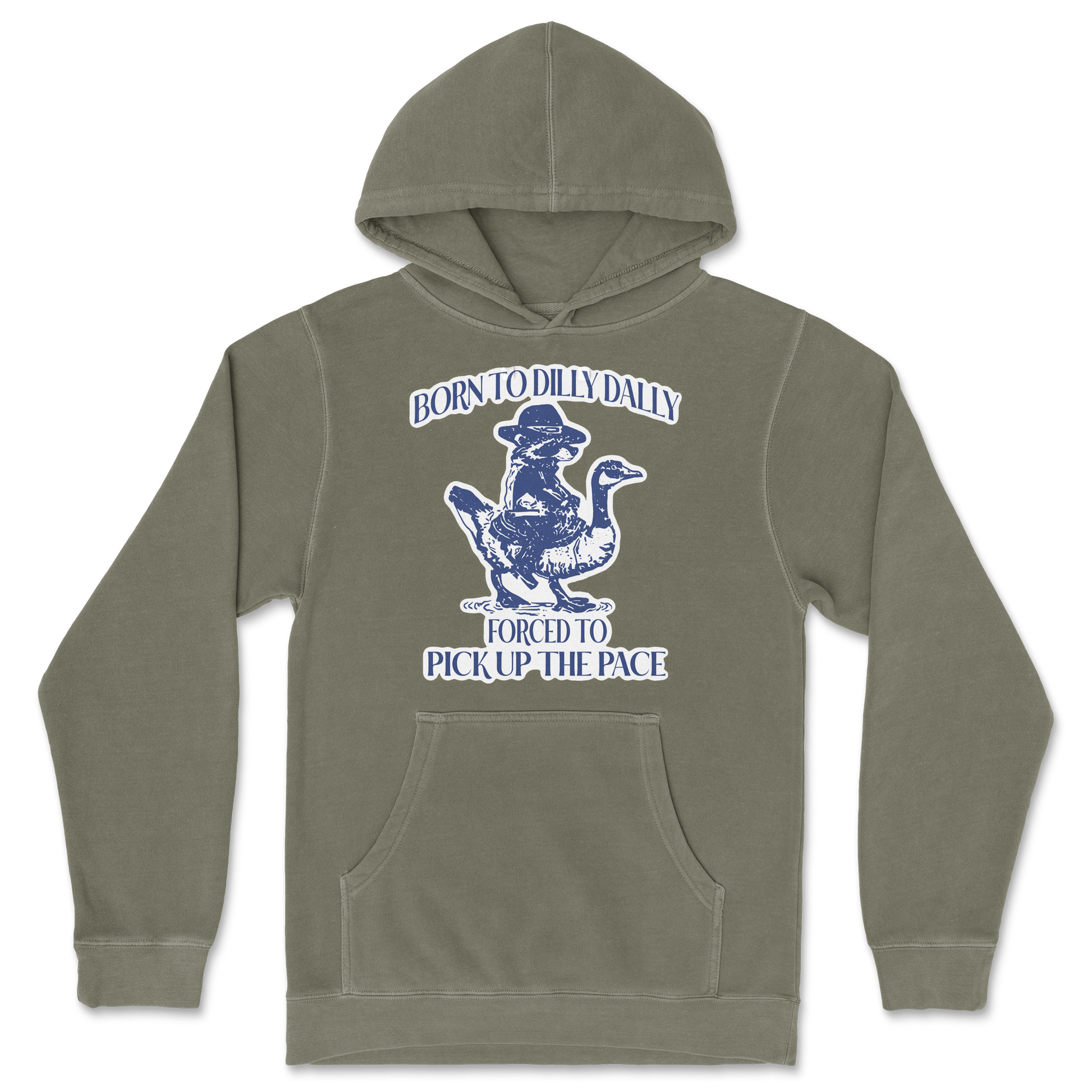 Independent Clothing Co. Hoodie Dilly Dally  in Olive