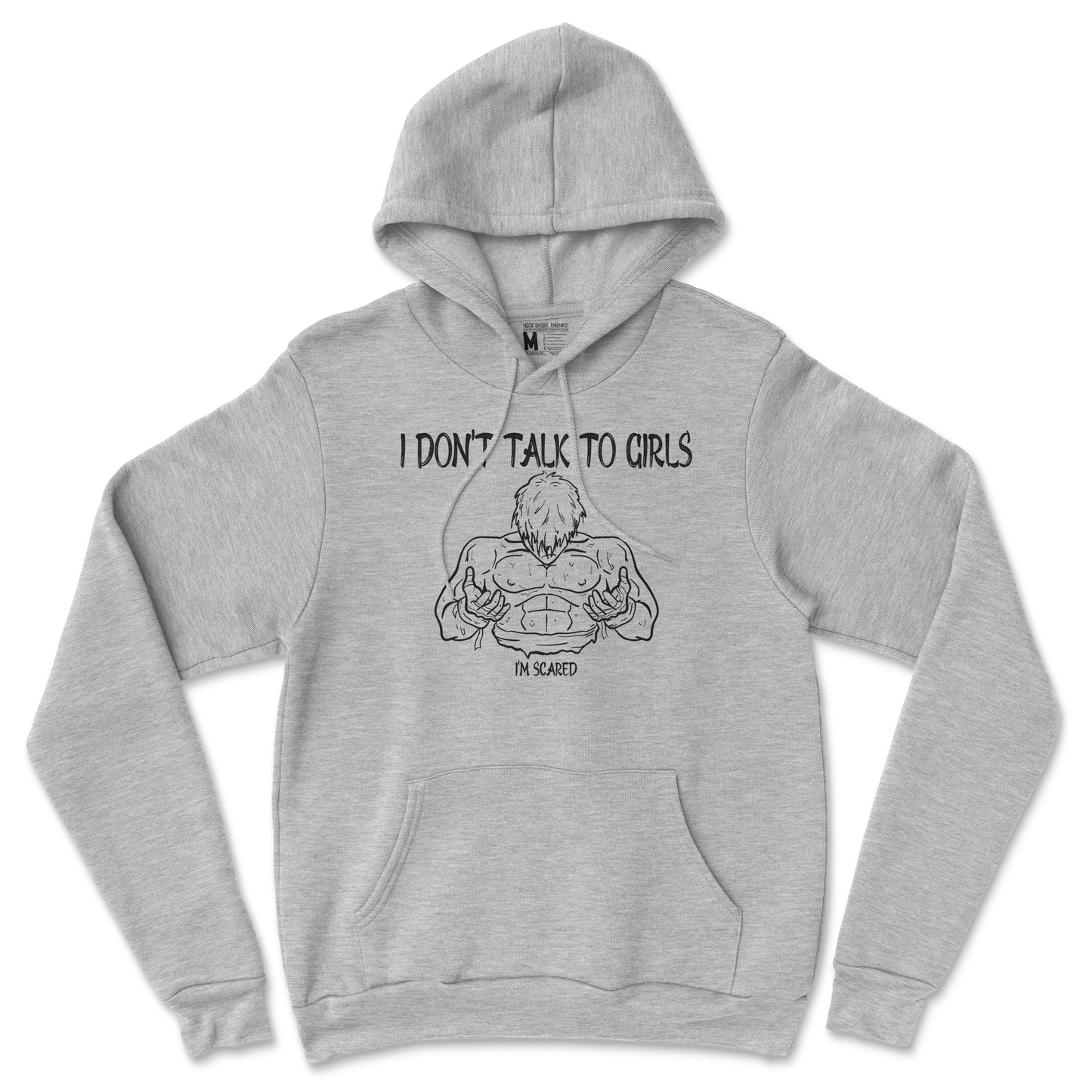 Gildan SoftStyle Hoodie Gym Shirt in Sports Grey