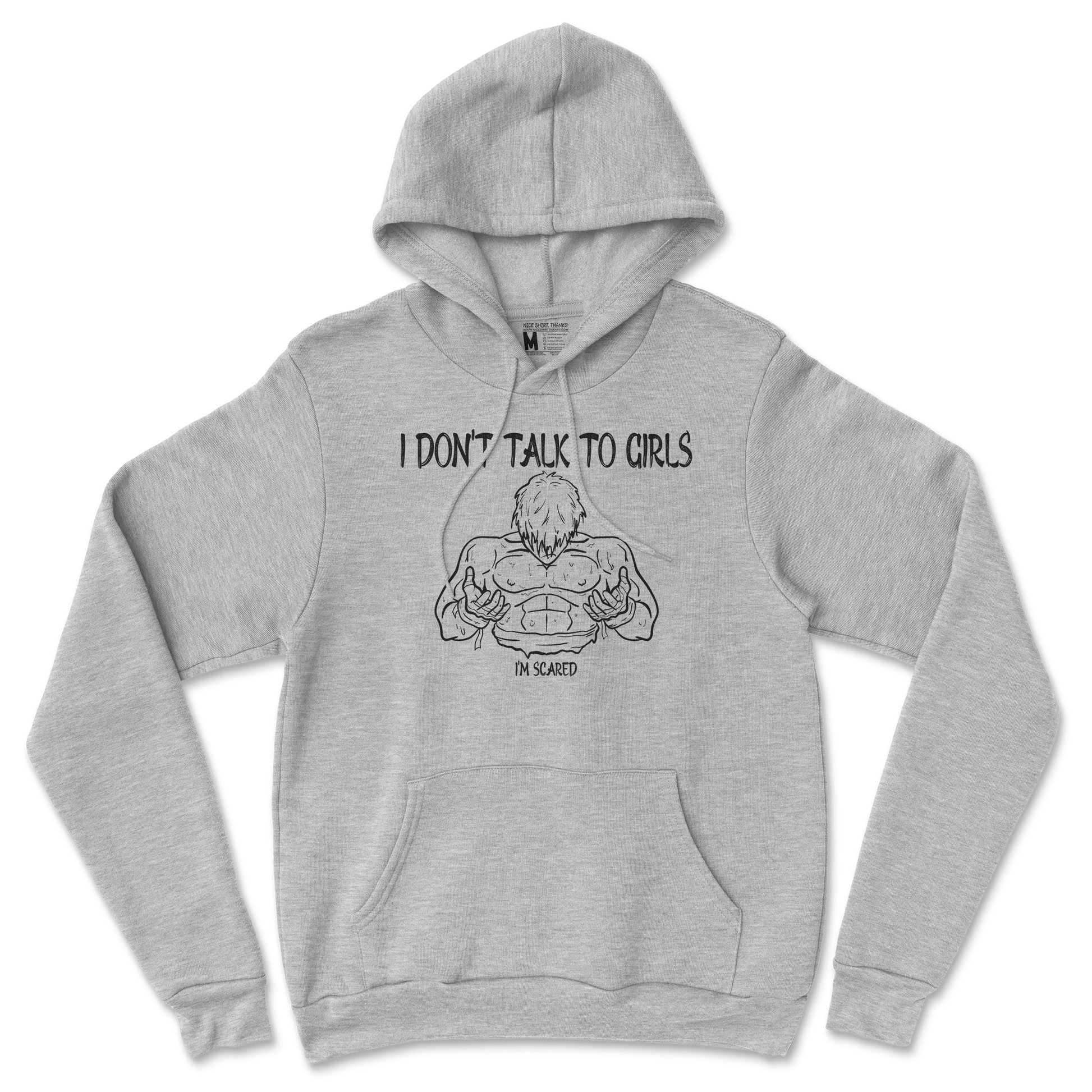 Gildan SoftStyle Hoodie Gym Shirt in Sports Grey