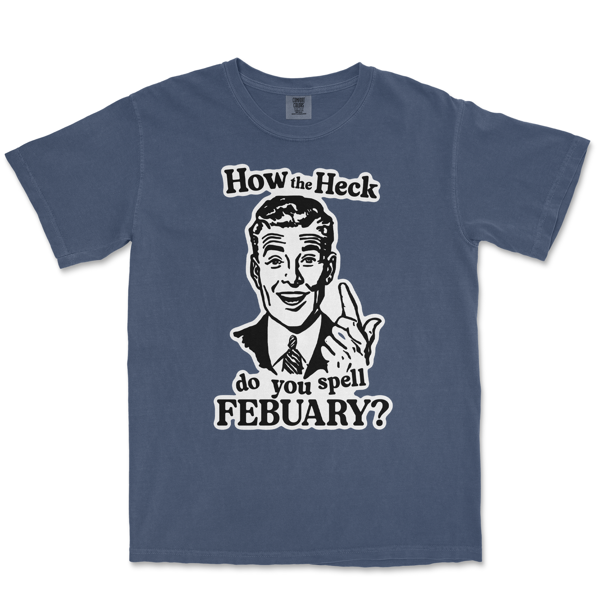 Comfort Colors T-Shirt February in Midnight