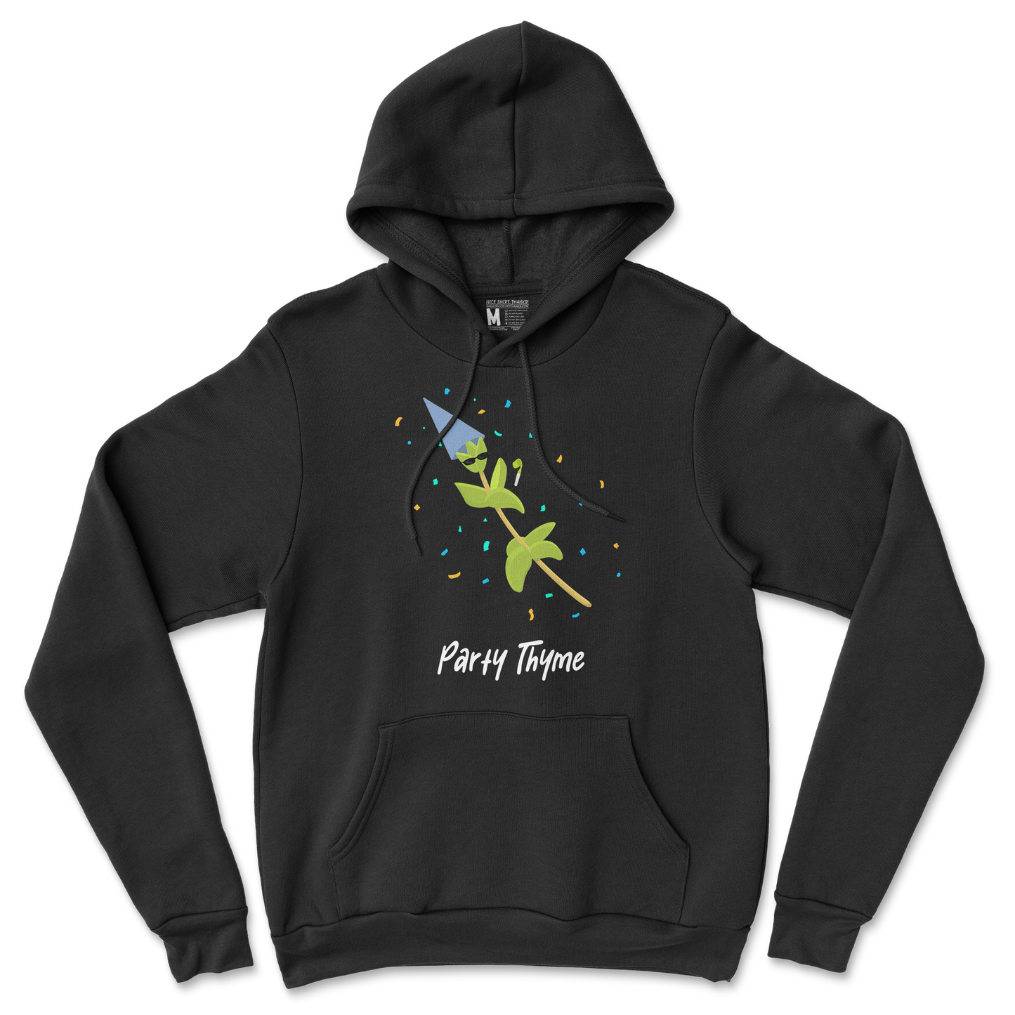 Gildan SoftStyle Hoodie Party Thyme in Back