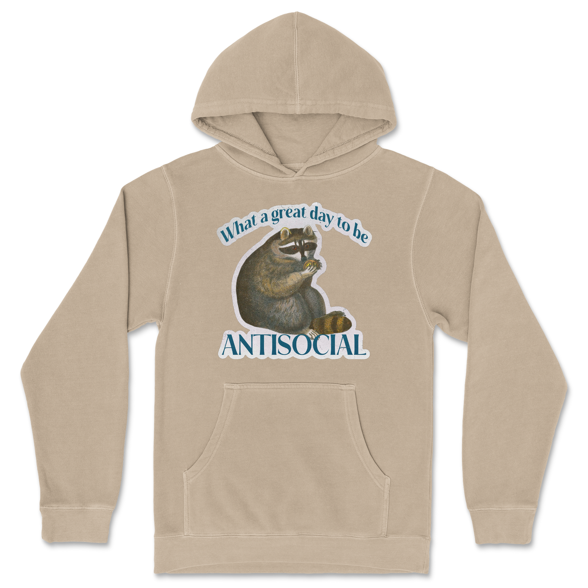 Independent Clothing Co. Hoodie Antisocial in Sandstone
