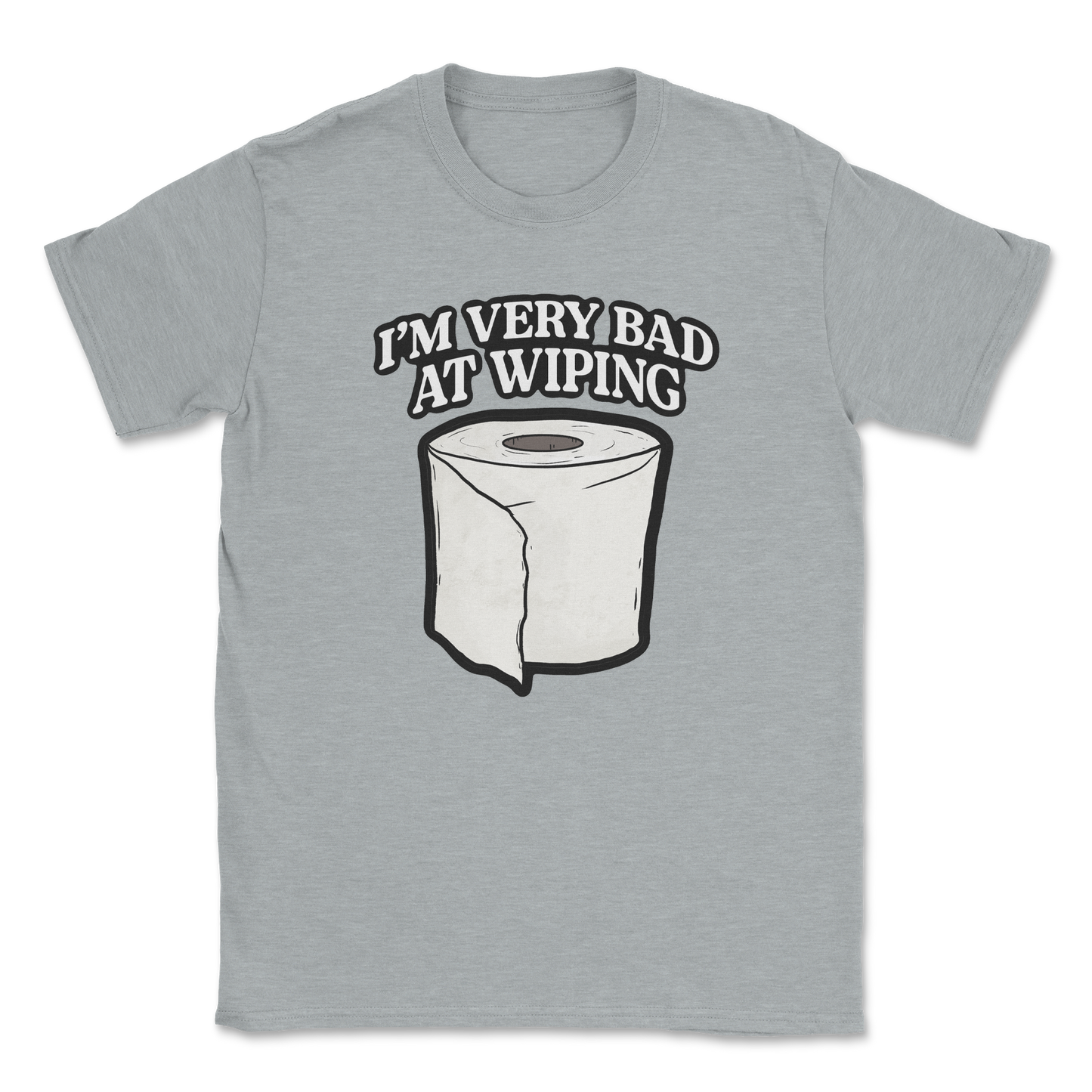 Heavy Blend T-Shirt Bad Wiper in Sports Grey