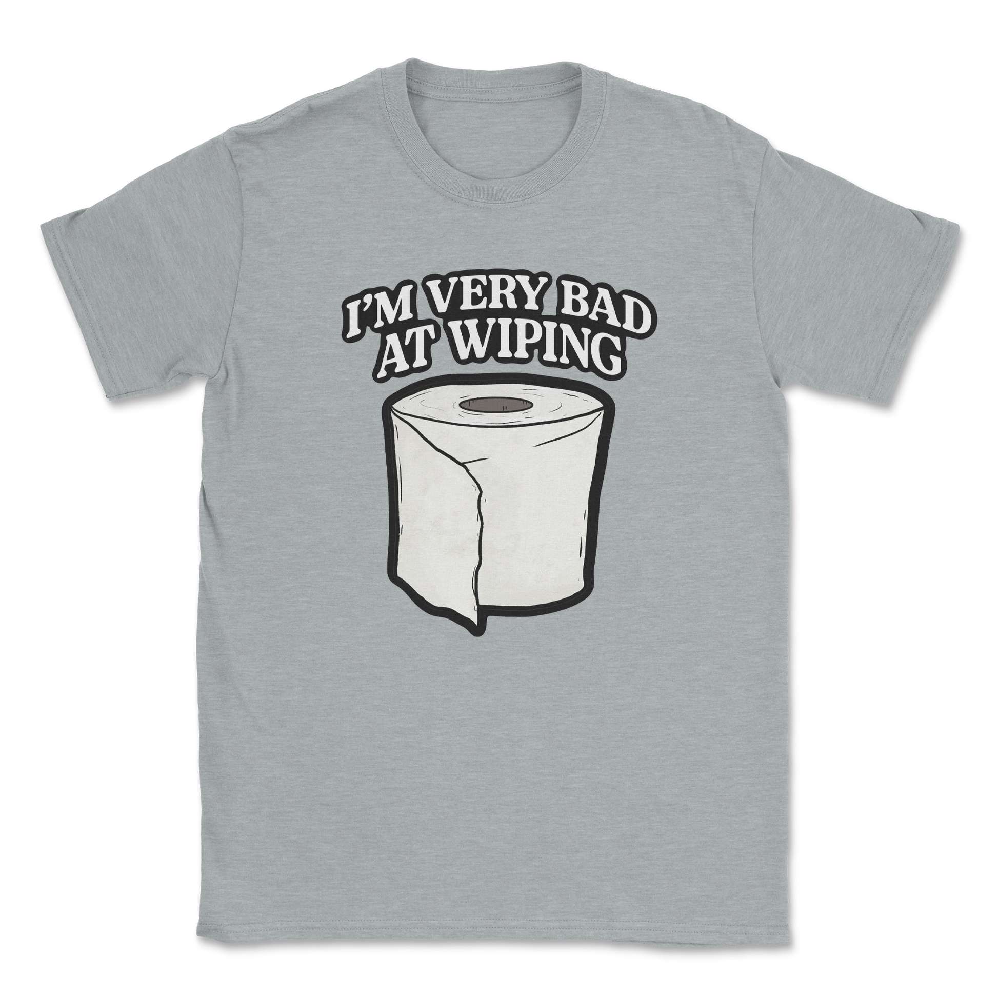 Heavy Blend T-Shirt Bad Wiper in Sports Grey