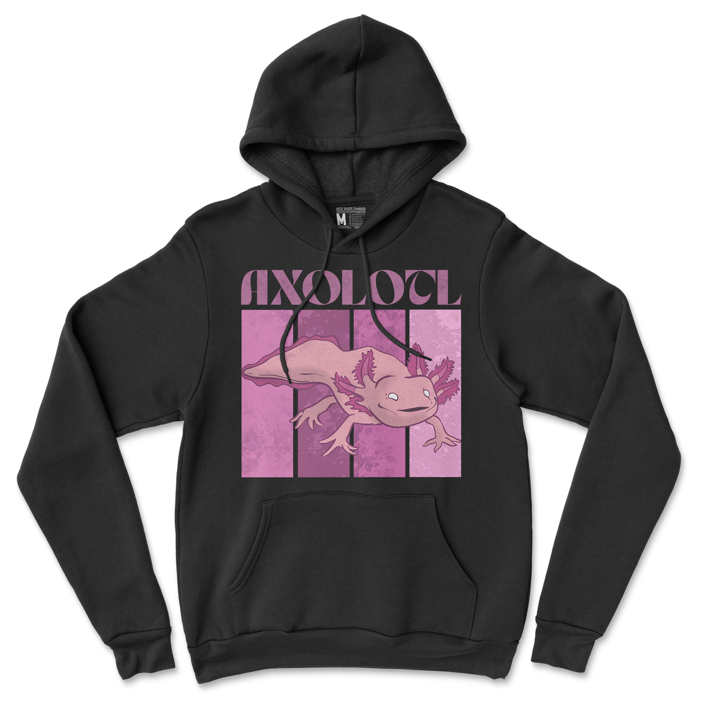 Gildan SoftStyle Hoodie Axolotl in Back