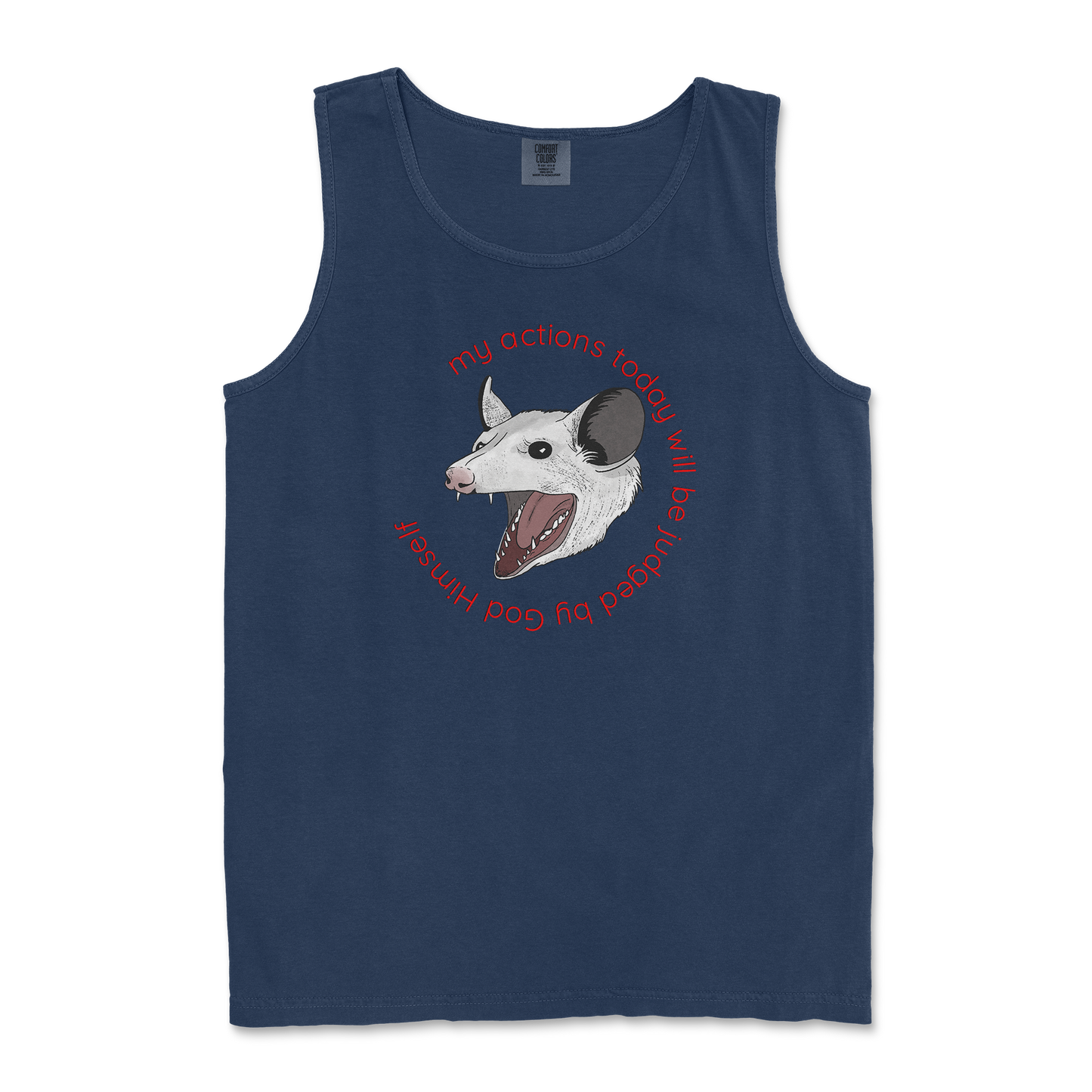 Comfort Colors Tank Top in TrueNavy