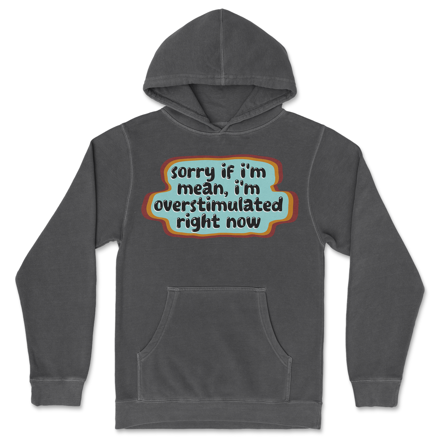 Independent Clothing Co. Hoodie Overstimulated in Black