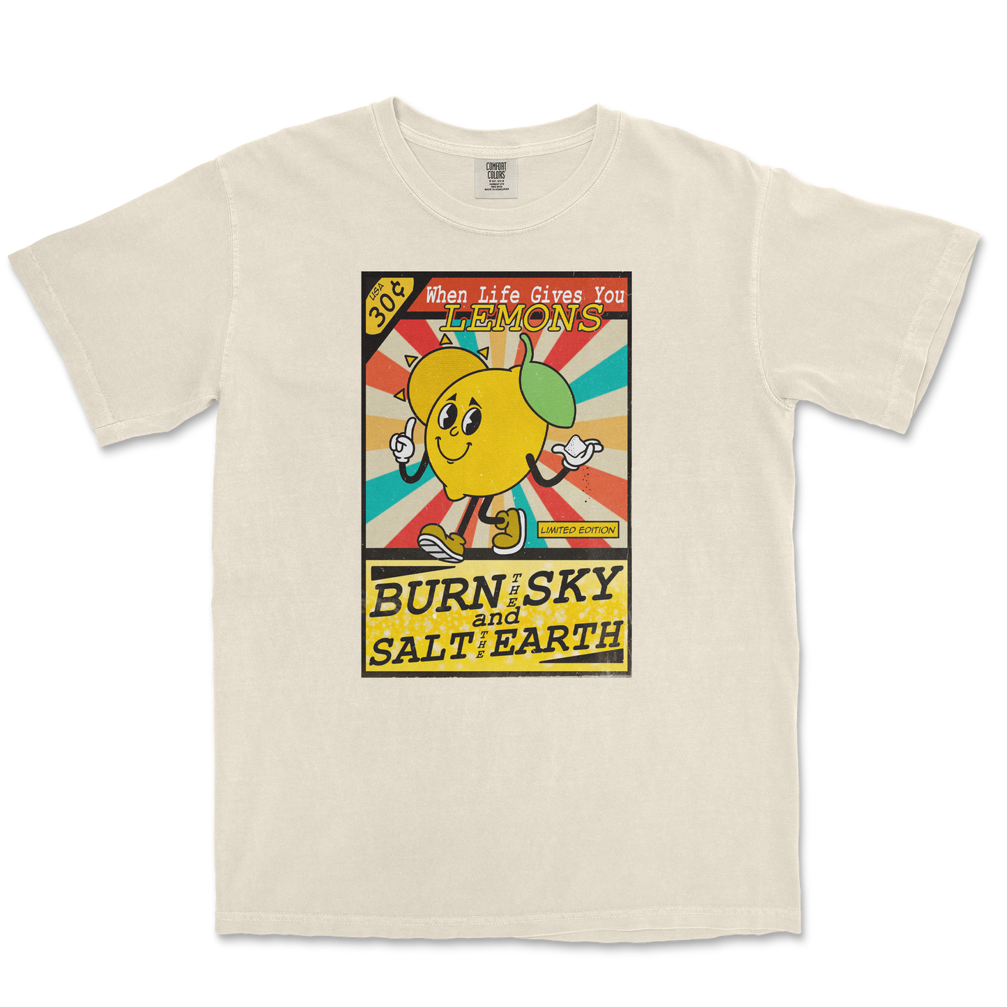 Comfort Colors T-Shirt Life Gives You Lemons in Ivory