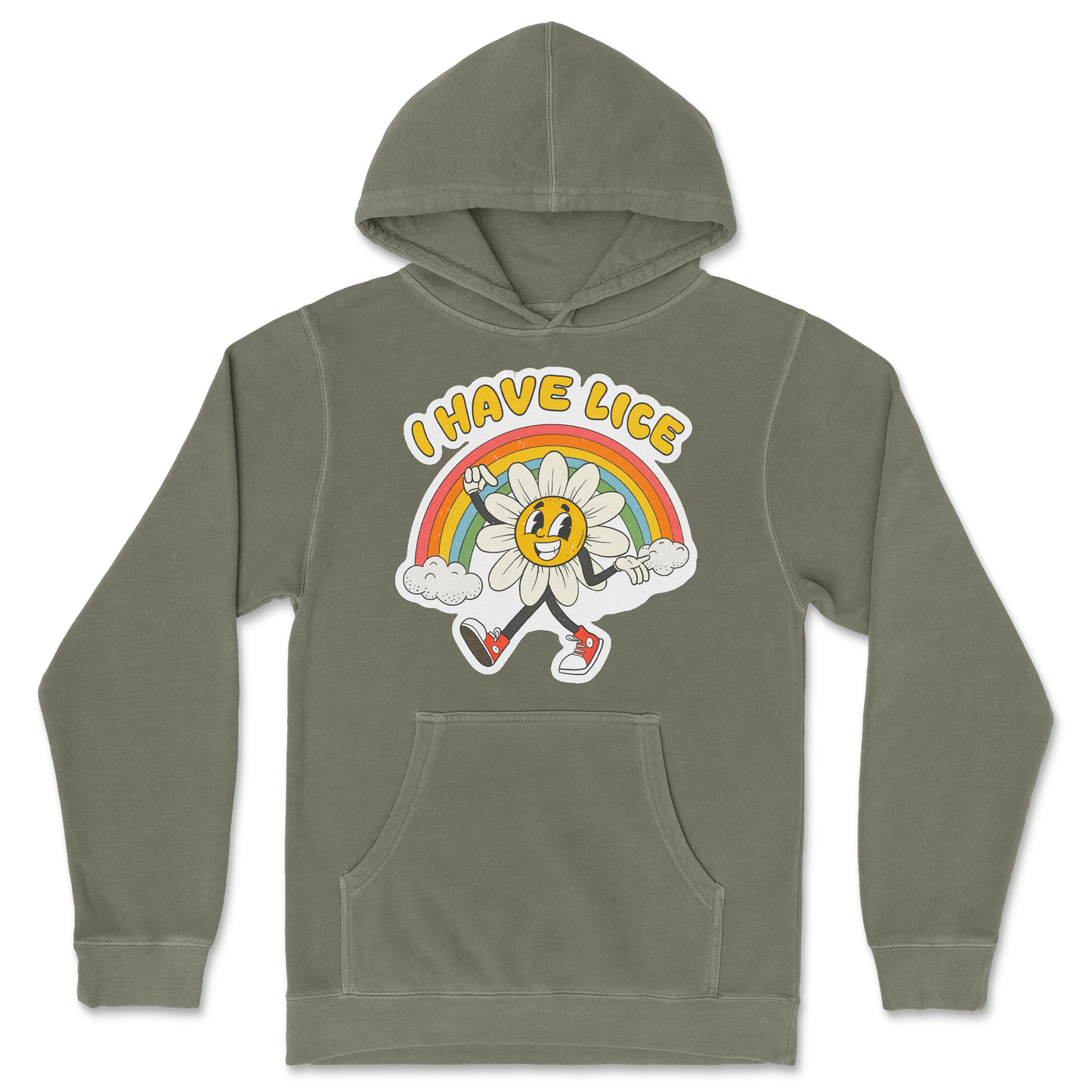 Independent Clothing Co. Hoodie Lice in Olive