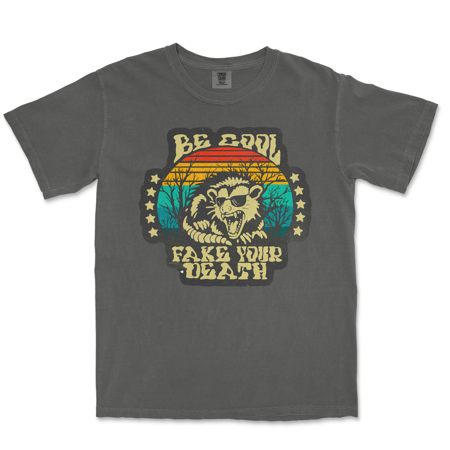 Comfort Colors T-Shirt Fake Your Death in Pepper