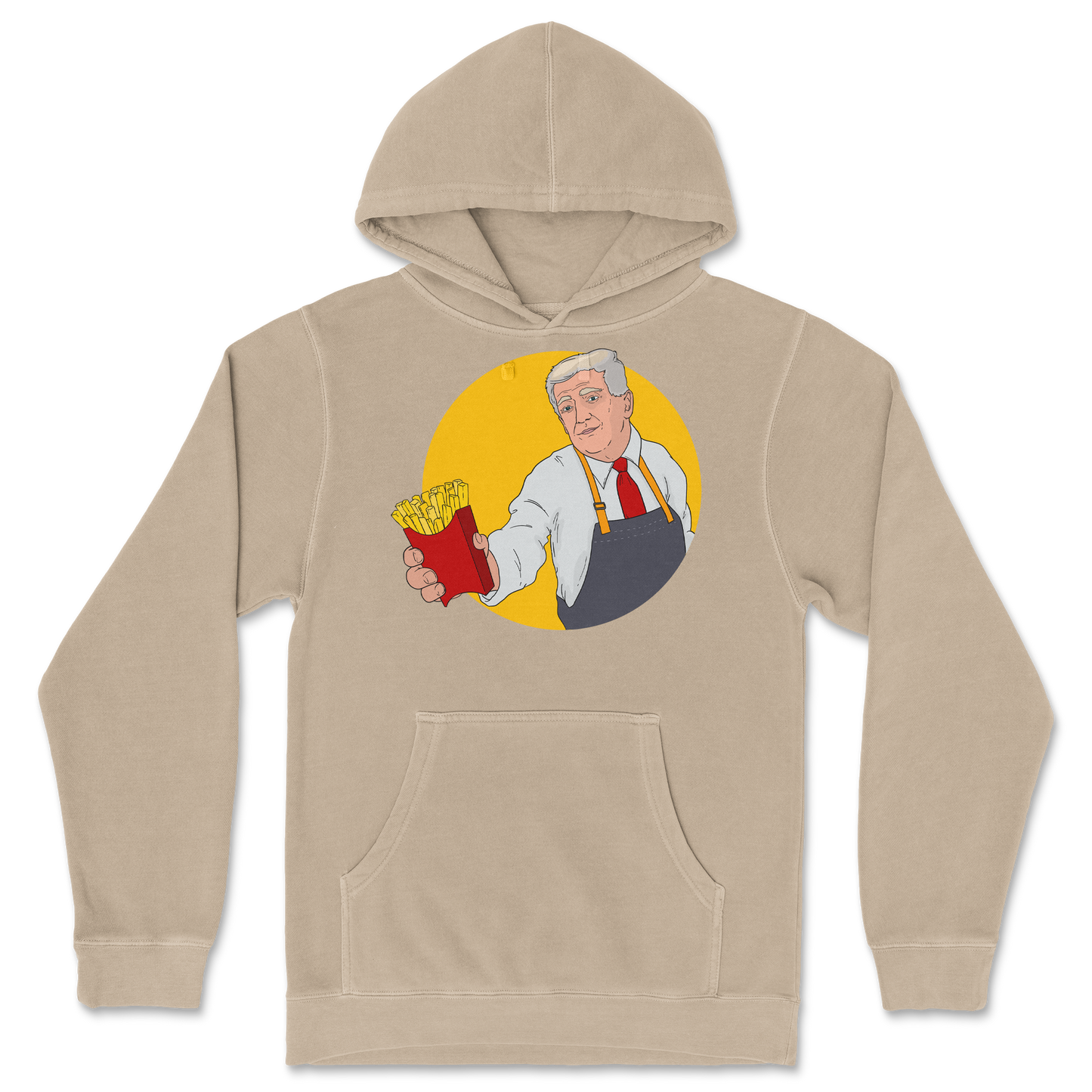 Independent Clothing Co. Hoodie McTrump in Sandstone