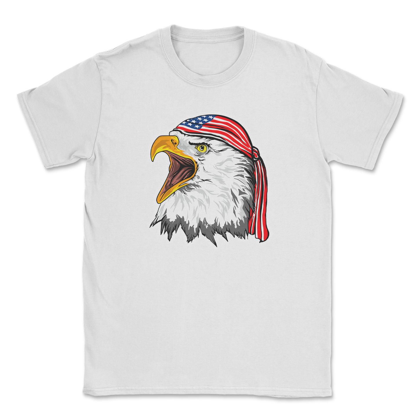 Heavy Blend T-Shirt Freedom Eagle in White