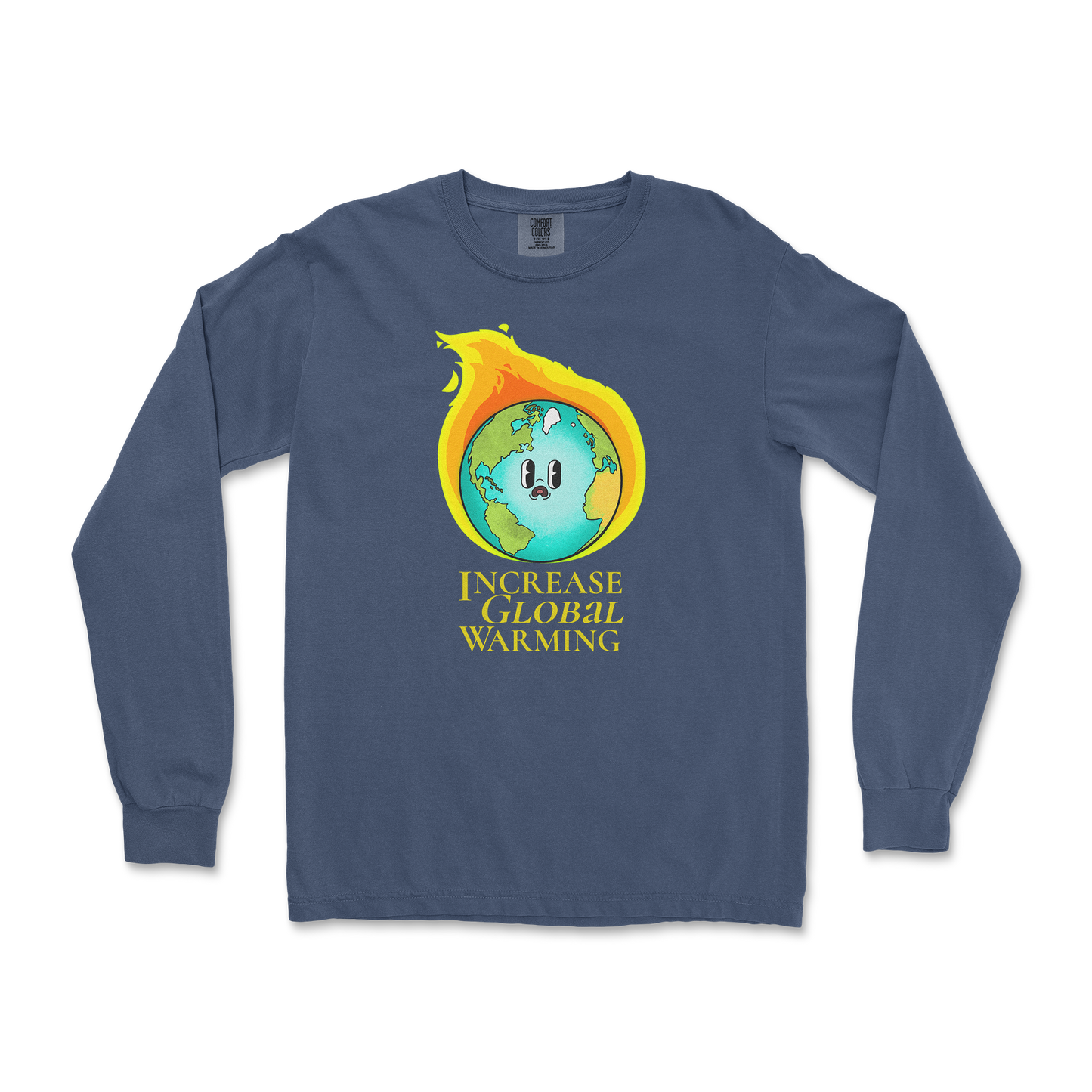 Comfort Colors Long Sleeve in Midnight