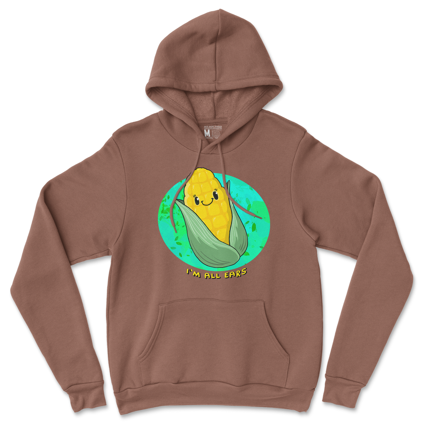 Gildan SoftStyle Hoodie Mmm Corn in Cocoa