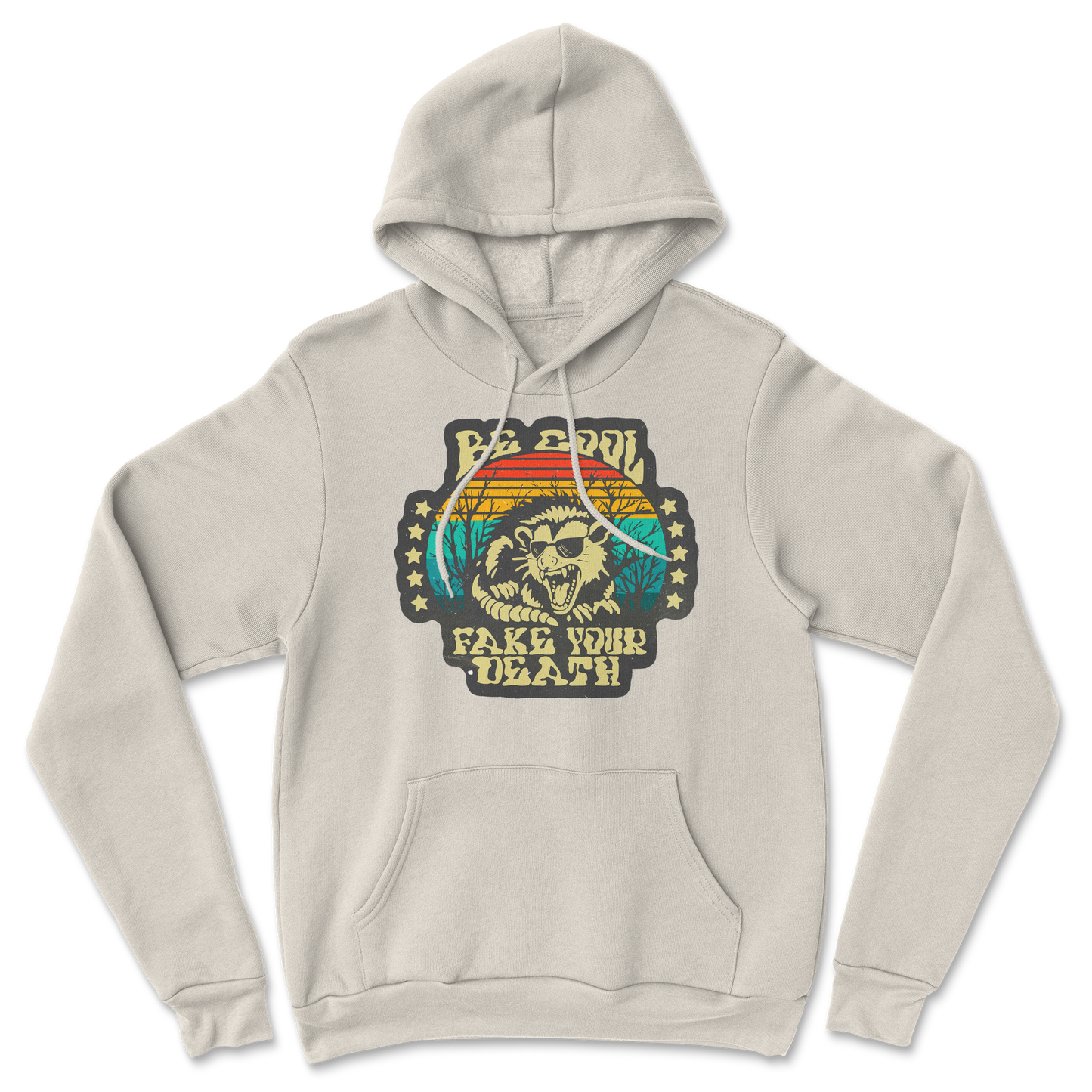 Heavy Blend Hoodie Fake Your Death in Sand