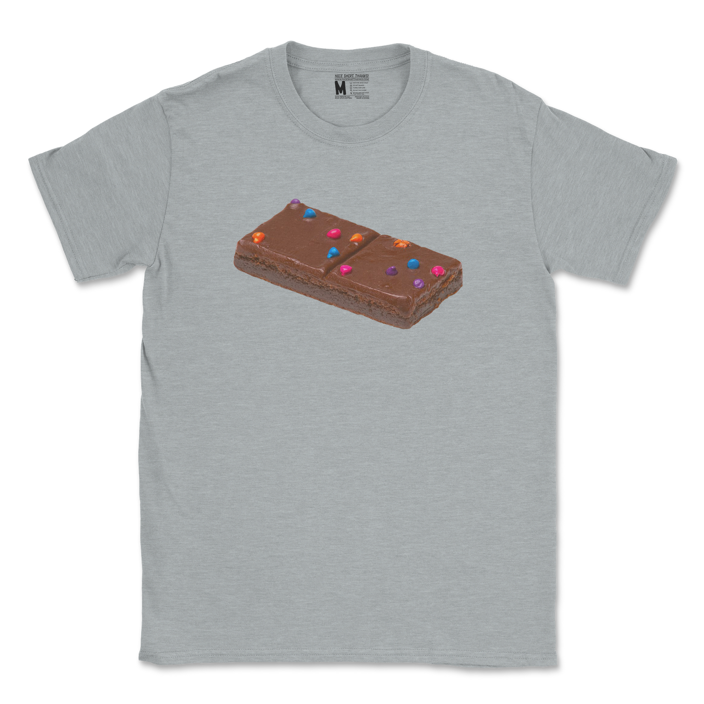 Gildan SoftStyle T-Shirt Mmmmm Yummmm in Sports Grey
