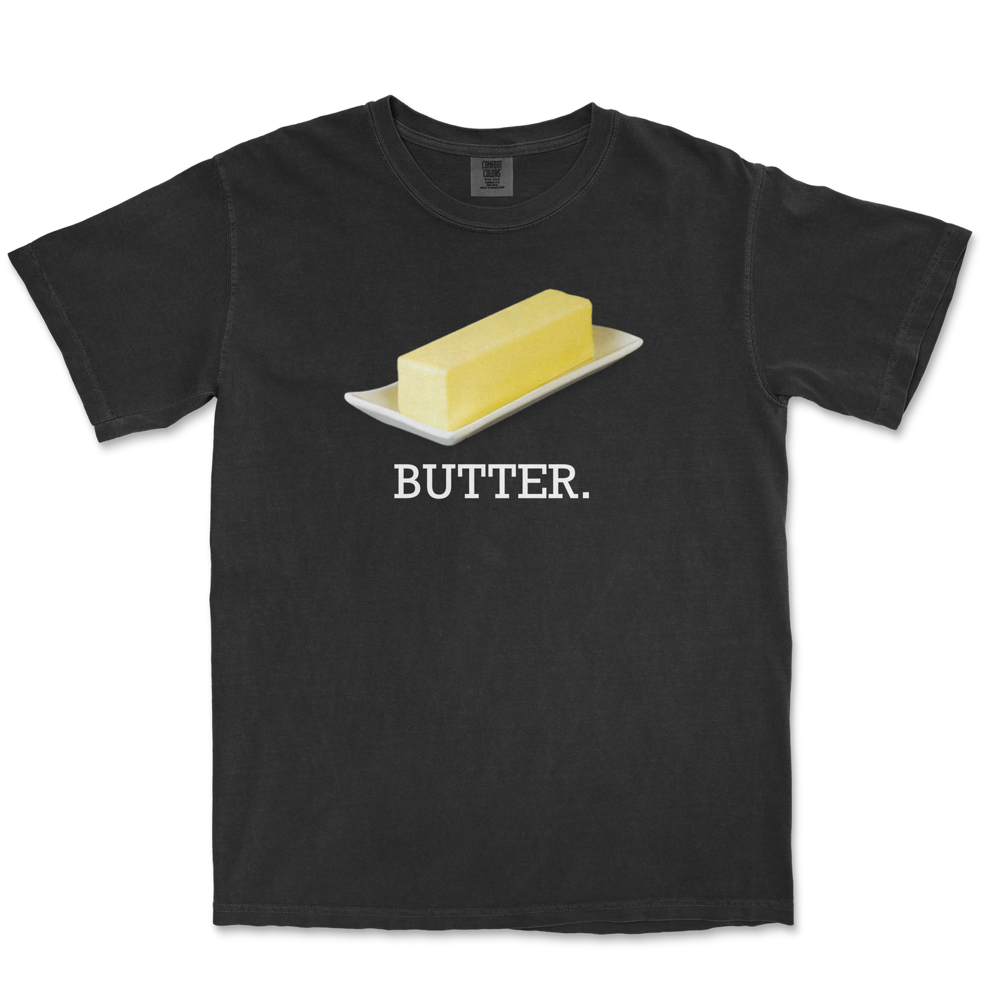 Comfort Colors T-Shirt Butter in Black