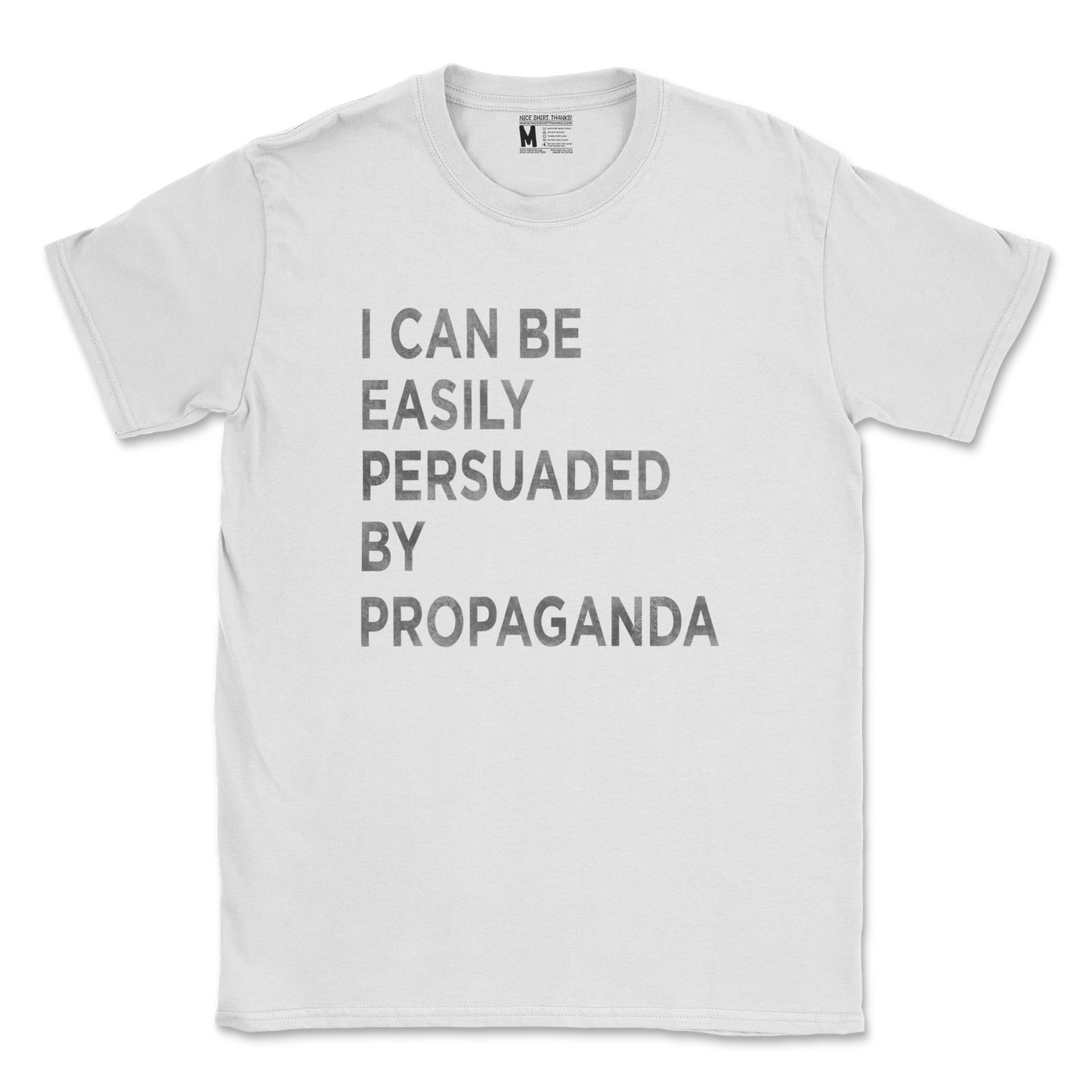 Gildan SoftStyle T-Shirt Propaganda in White