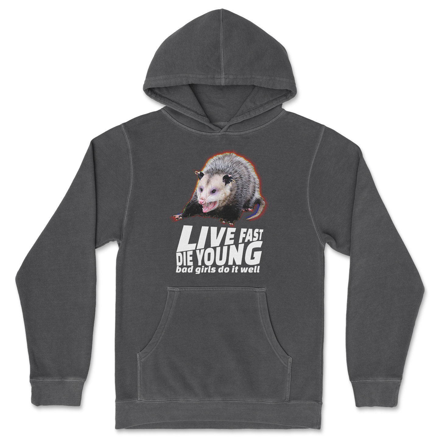 Independent Clothing Co. Hoodie Live Fast Die Young in Black