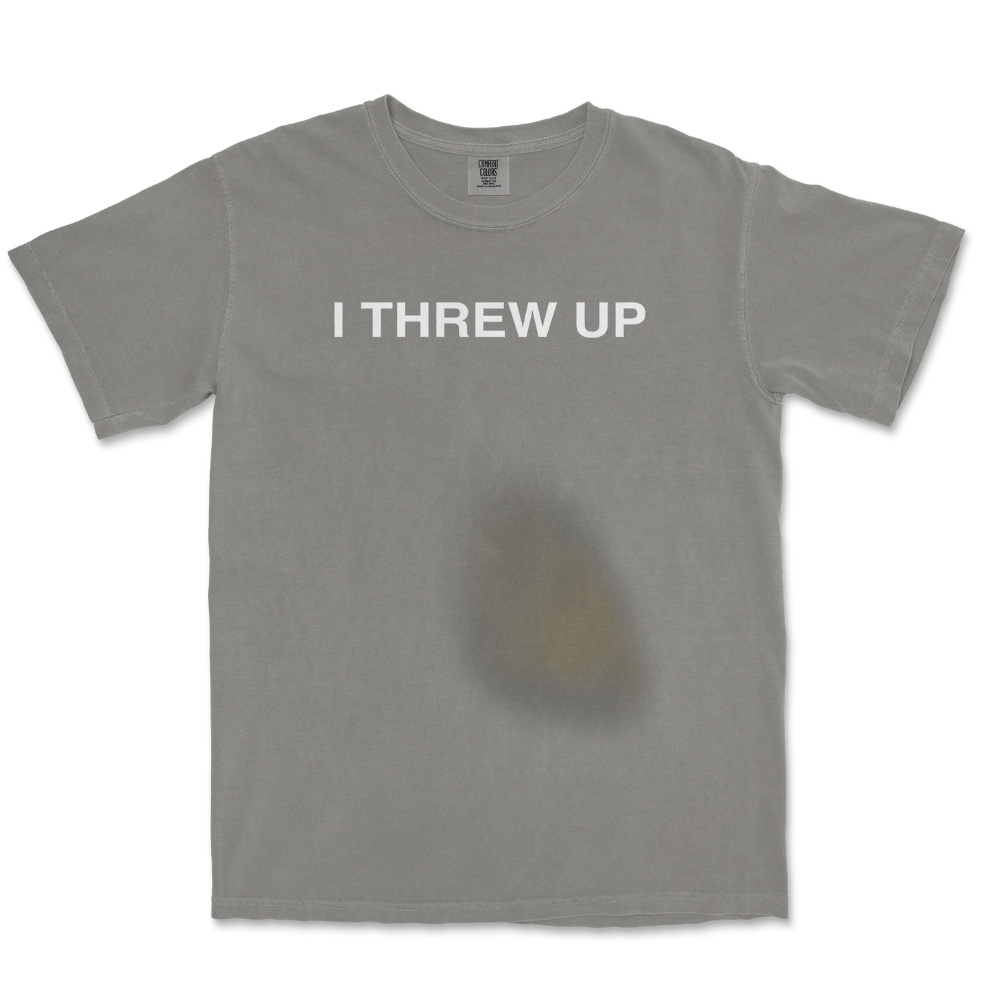 Comfort Colors T-Shirt Mom I Threw Up in Grey