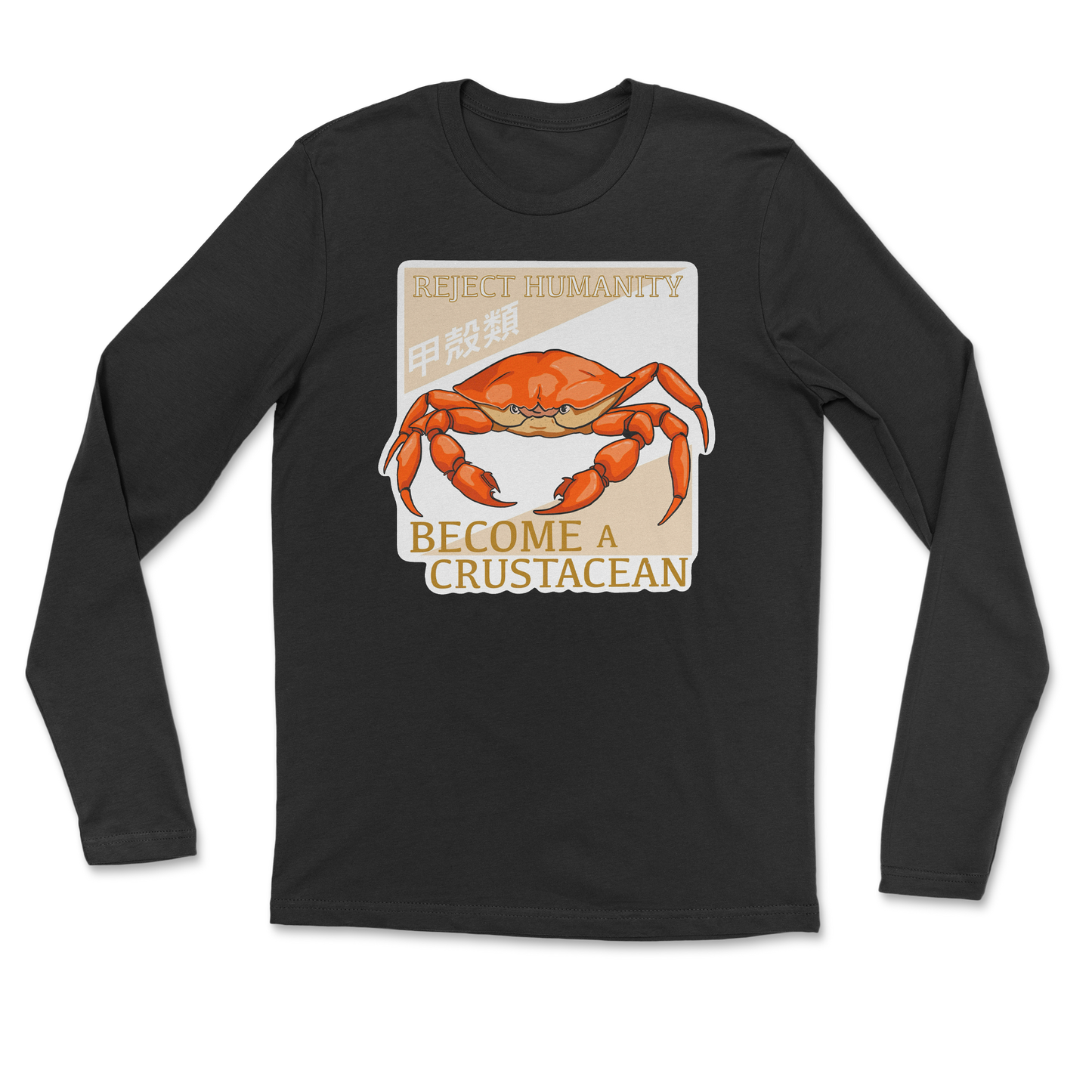 Heavy Blend Long Sleeve Embrace the Crab in Black