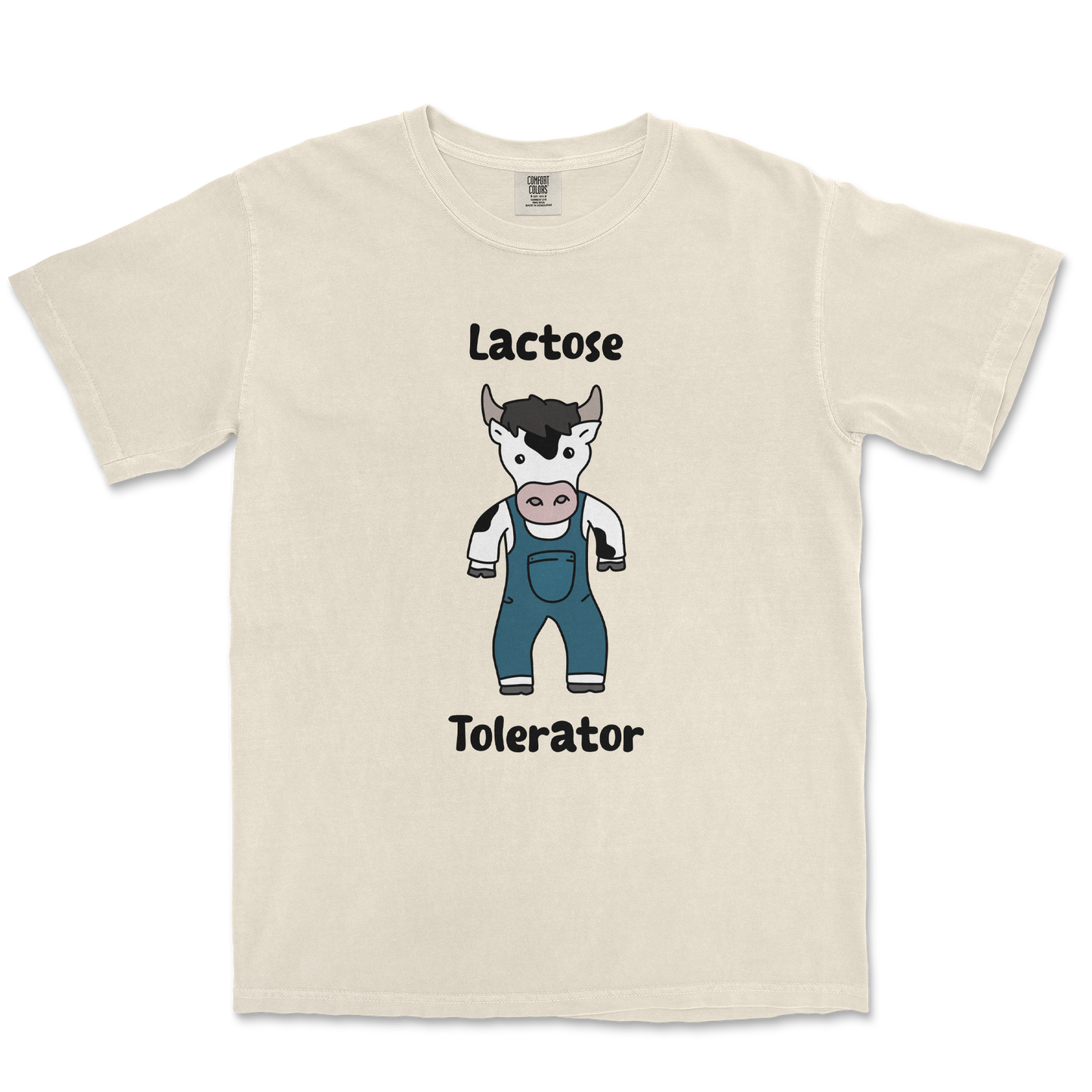 Comfort Colors T-Shirt Lactose Tolerator in Ivory