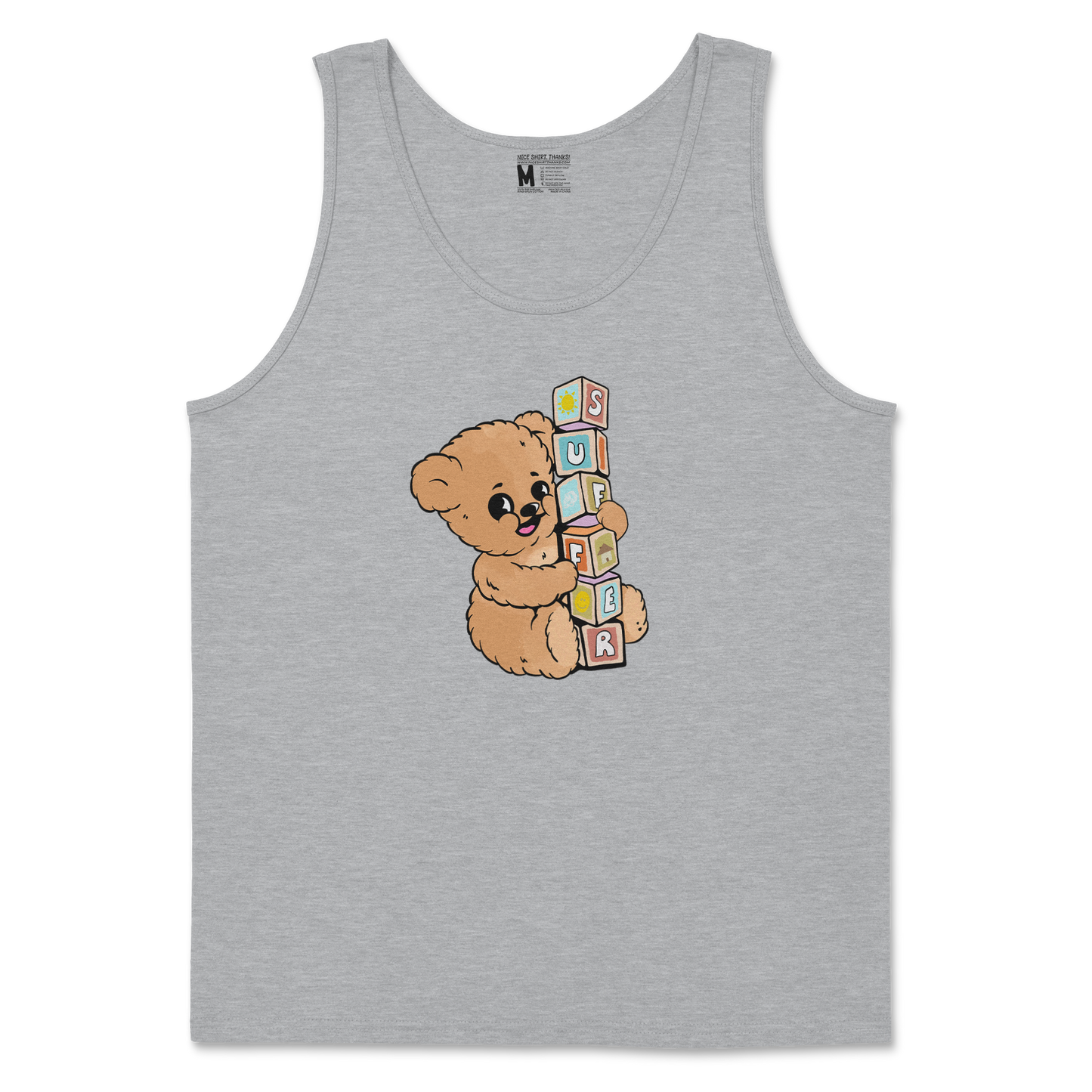 Gildan SoftStyle Tank Top in Sports Grey