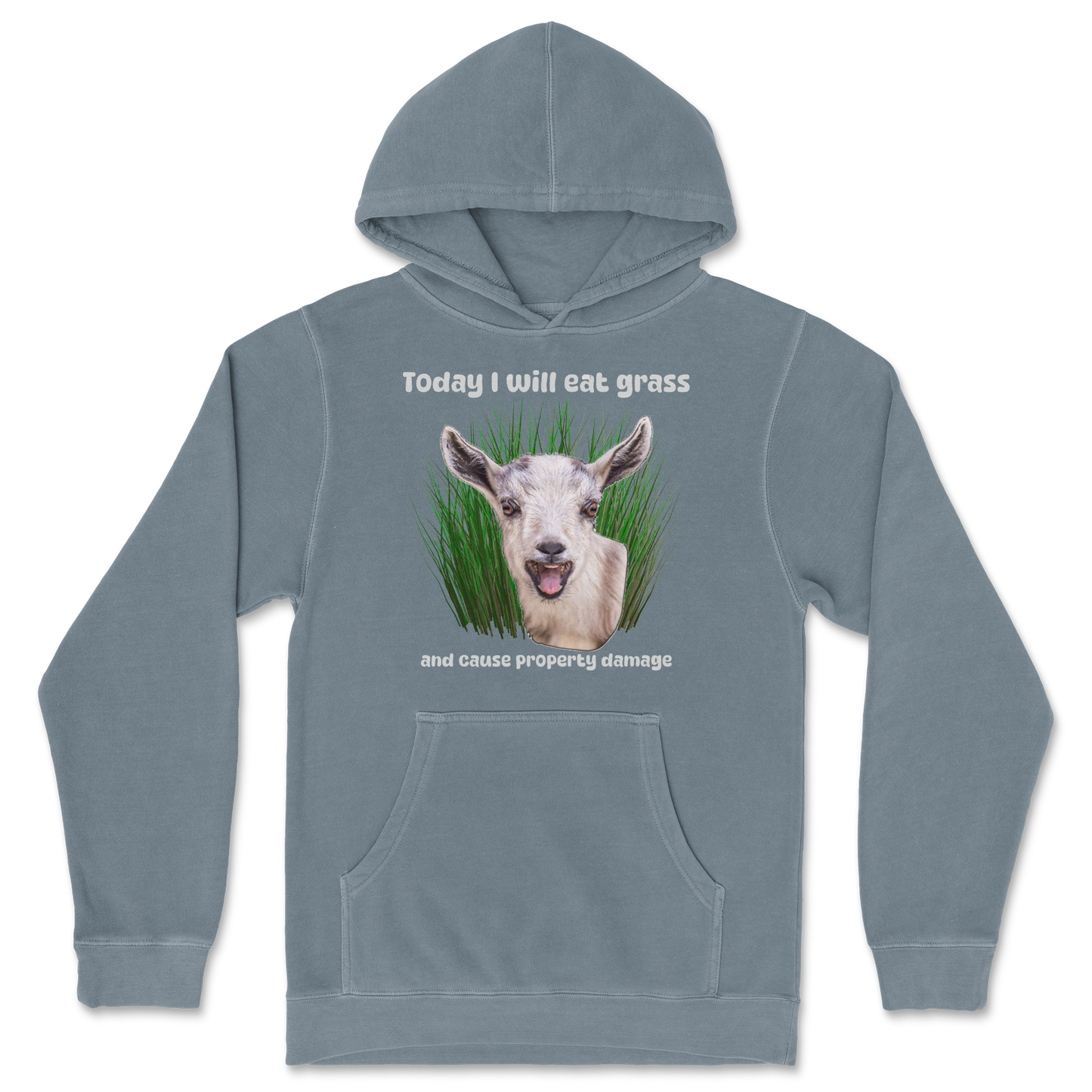 Independent Clothing Co. Hoodie Crazy Goat in Blue-Magic