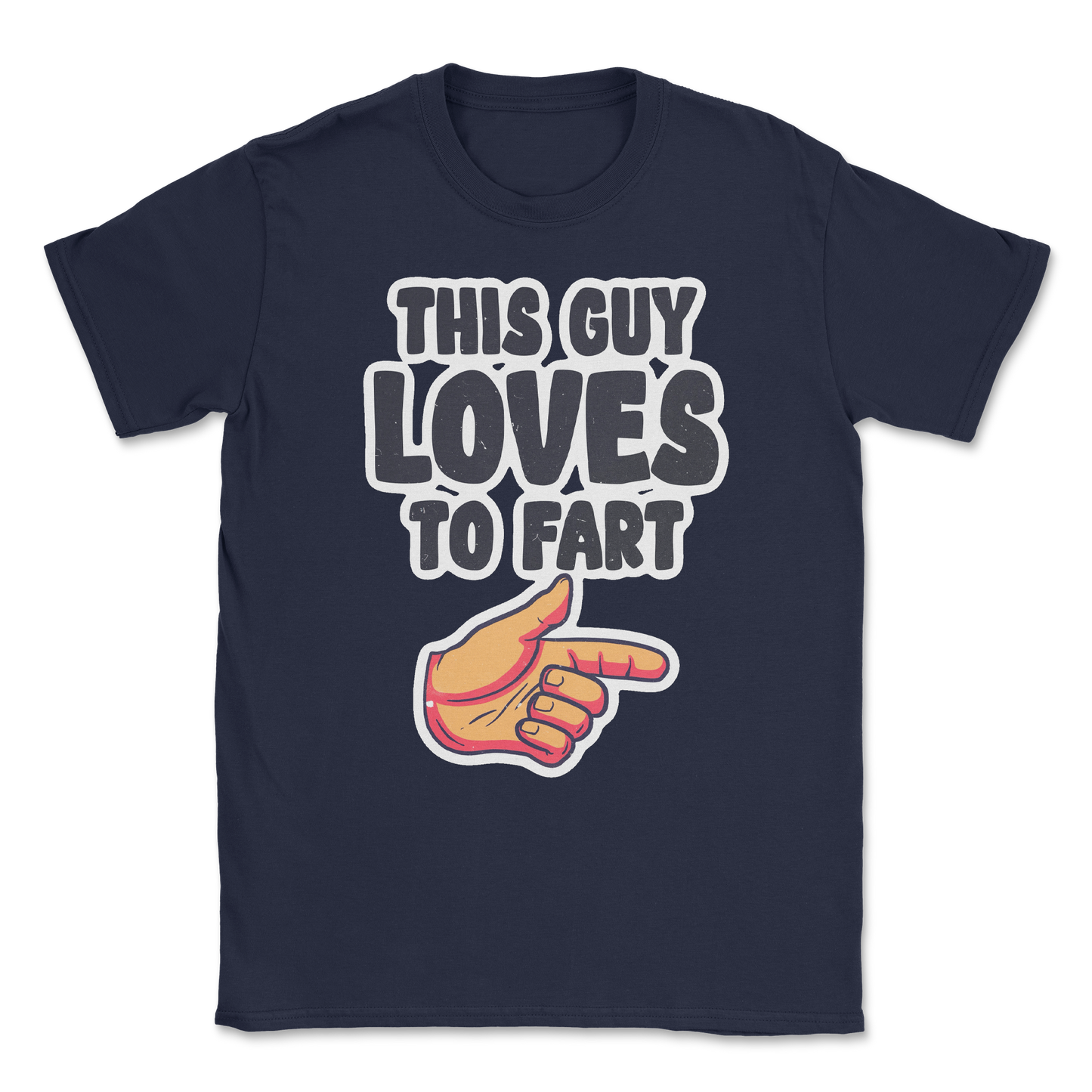 The Nice Shirt T-Shirt Who Farted in Navy