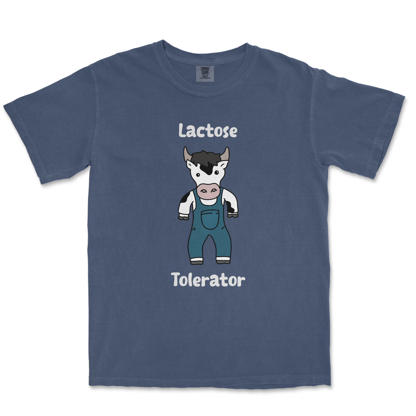 Comfort Colors T-Shirt Lactose Tolerator in Midnight