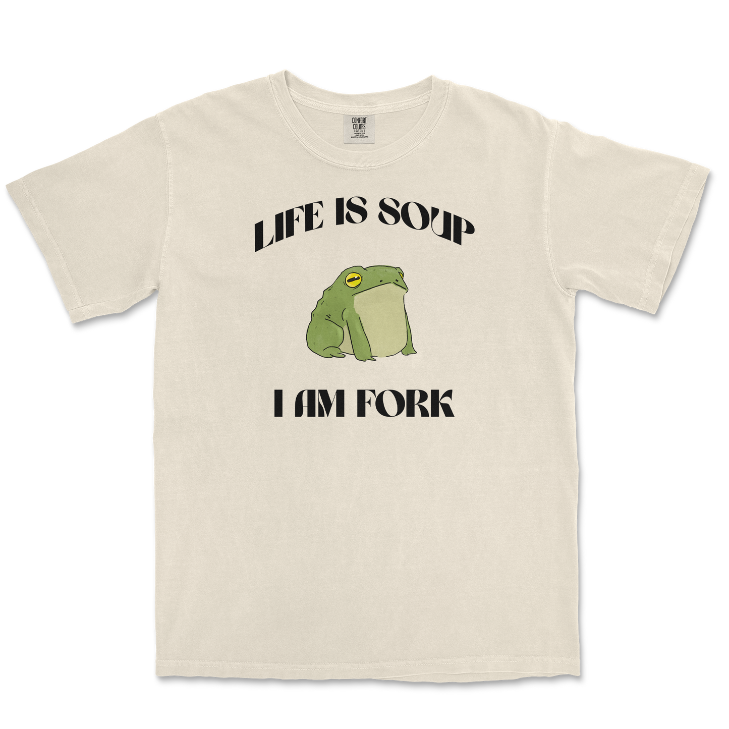 Comfort Colors T-Shirt I Am Fork in Ivory