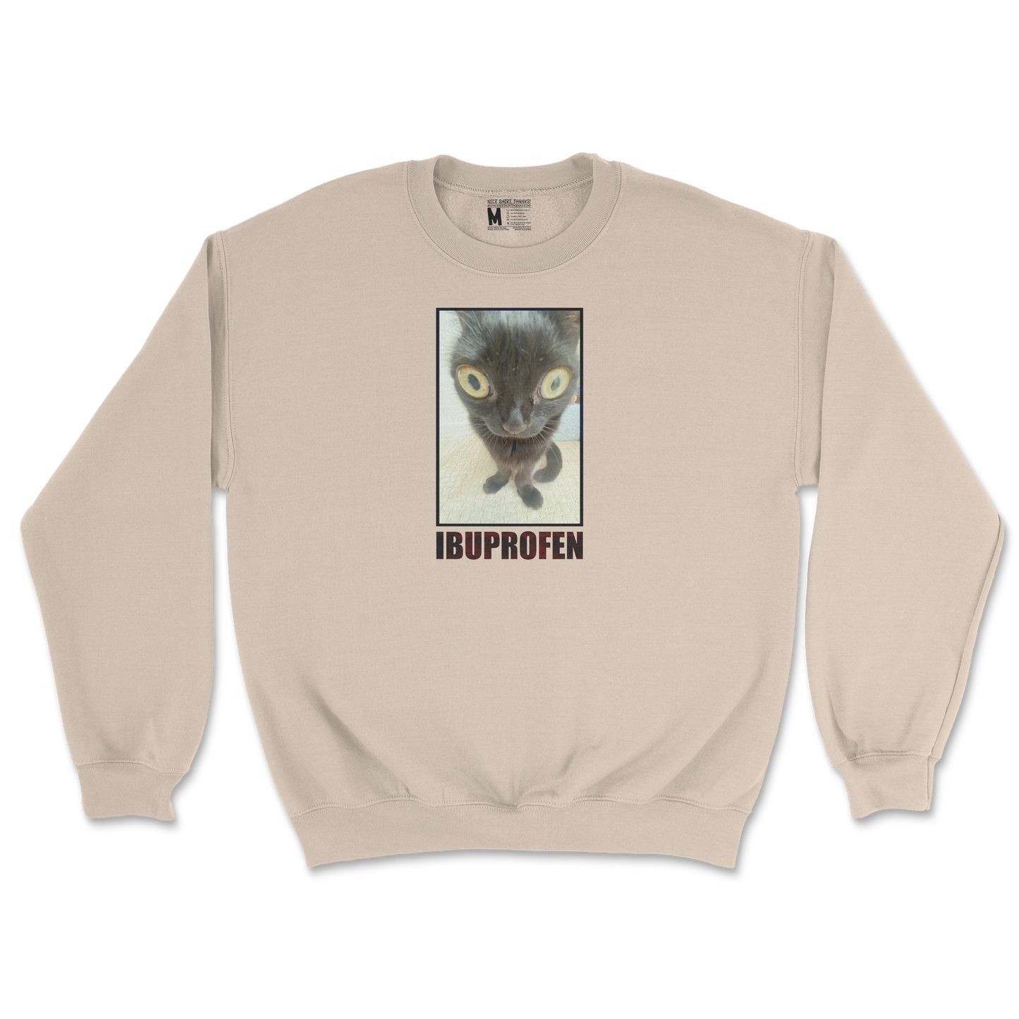 Gildan SoftStyle Crew Neck Ibuprofen  in Sand